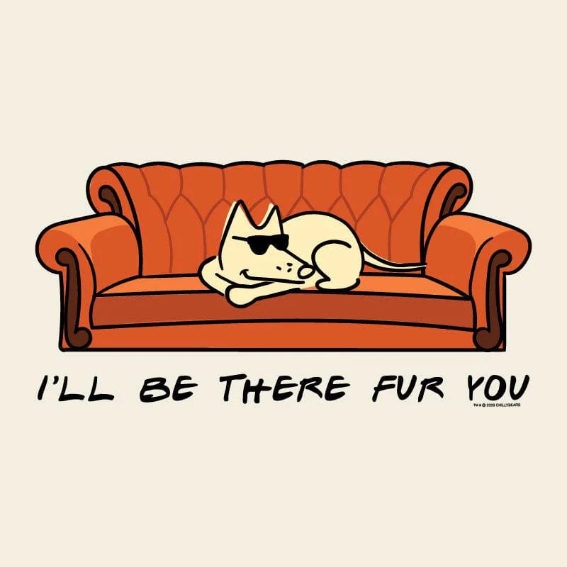 I'll Be There Fur You - Ladies T-Shirt V-Neck - Image 2