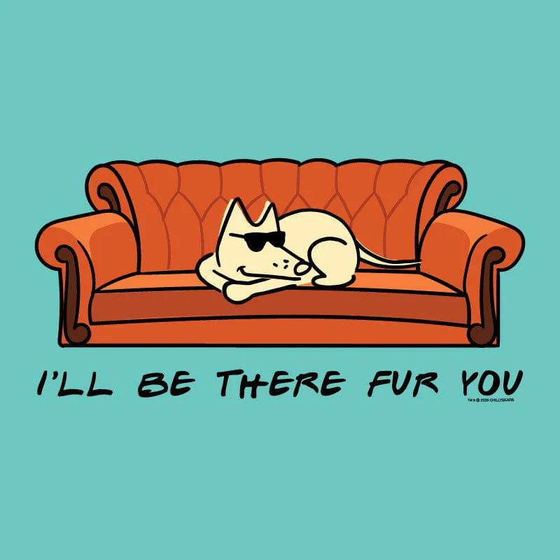 I'll Be There Fur You - Ladies T-Shirt V-Neck - Image 4