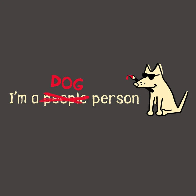I'm a Dog Person - Ladies Curvy V-Neck Tee - Image 2