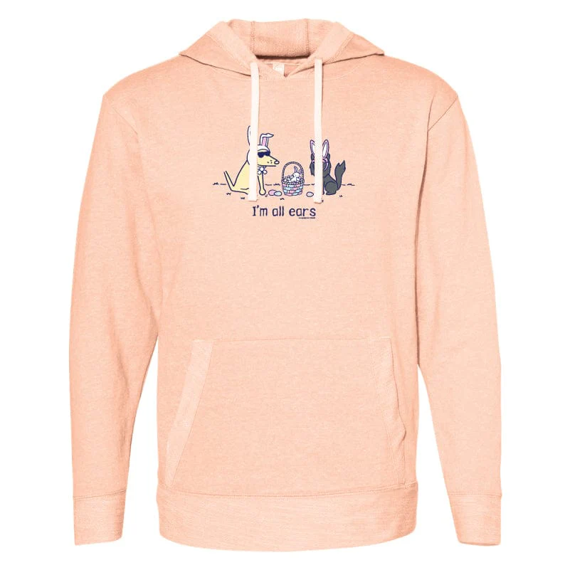 I'm All Ears - Melange Terry Hoodie