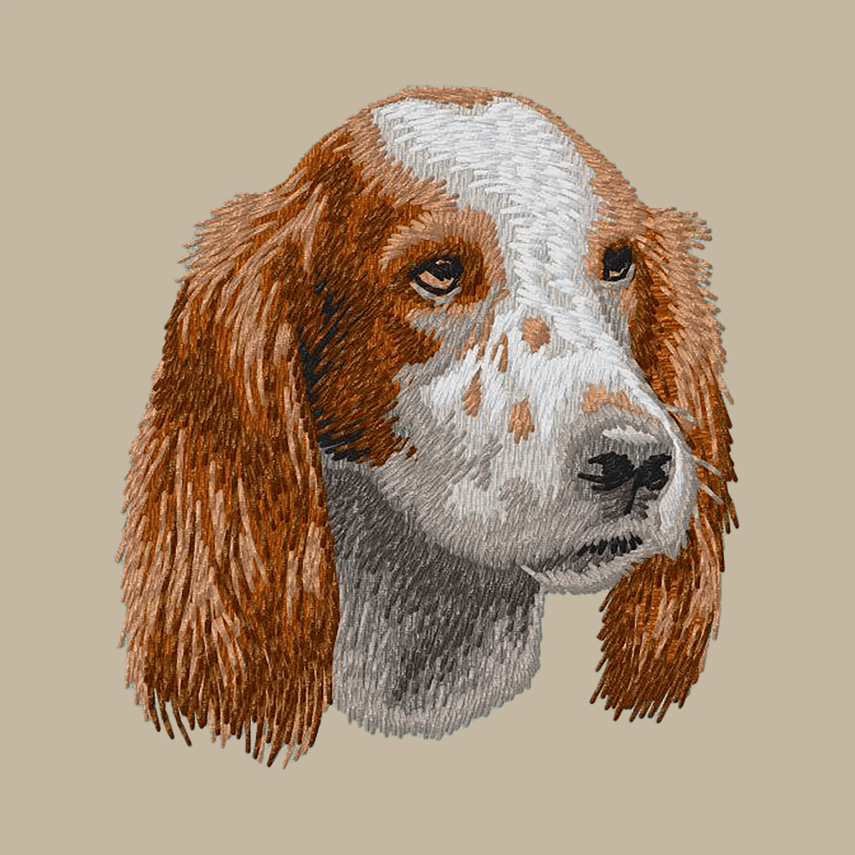 Irish Red and White Setter Embroidered Crossbody Bag - Image 2