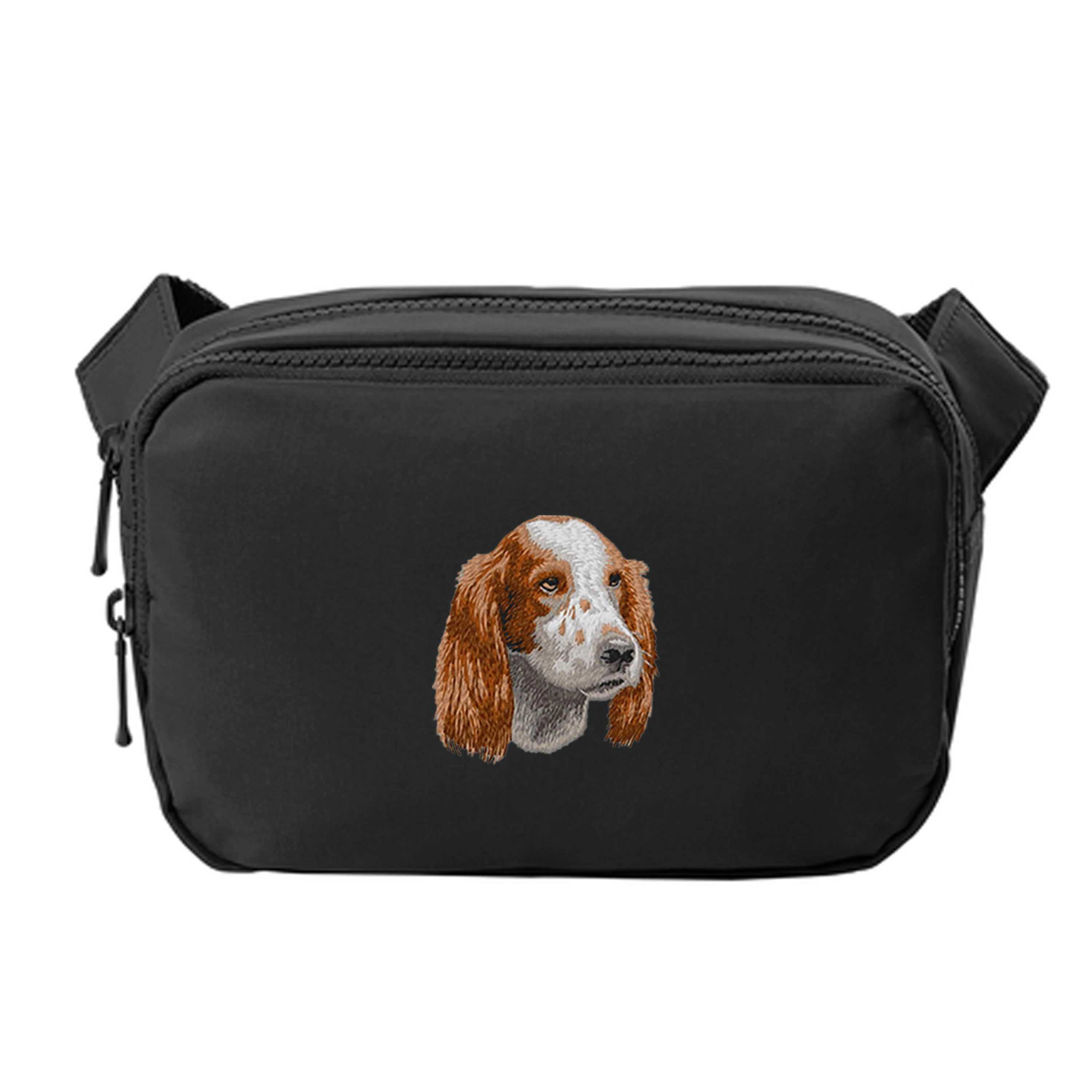 Irish Red and White Setter Embroidered Crossbody Bag - Image 3
