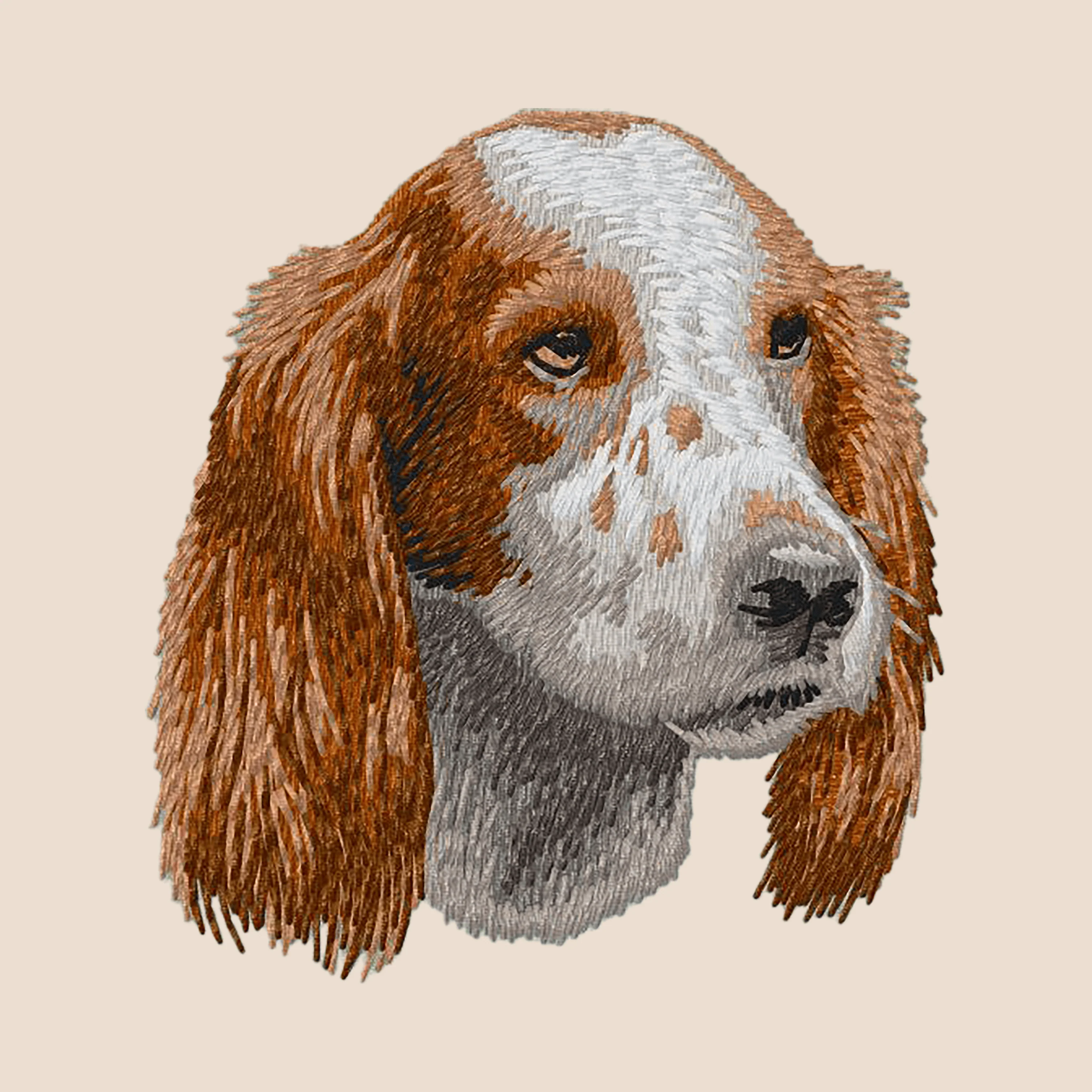 Irish Red and White Setter Embroidered Tote - Image 4