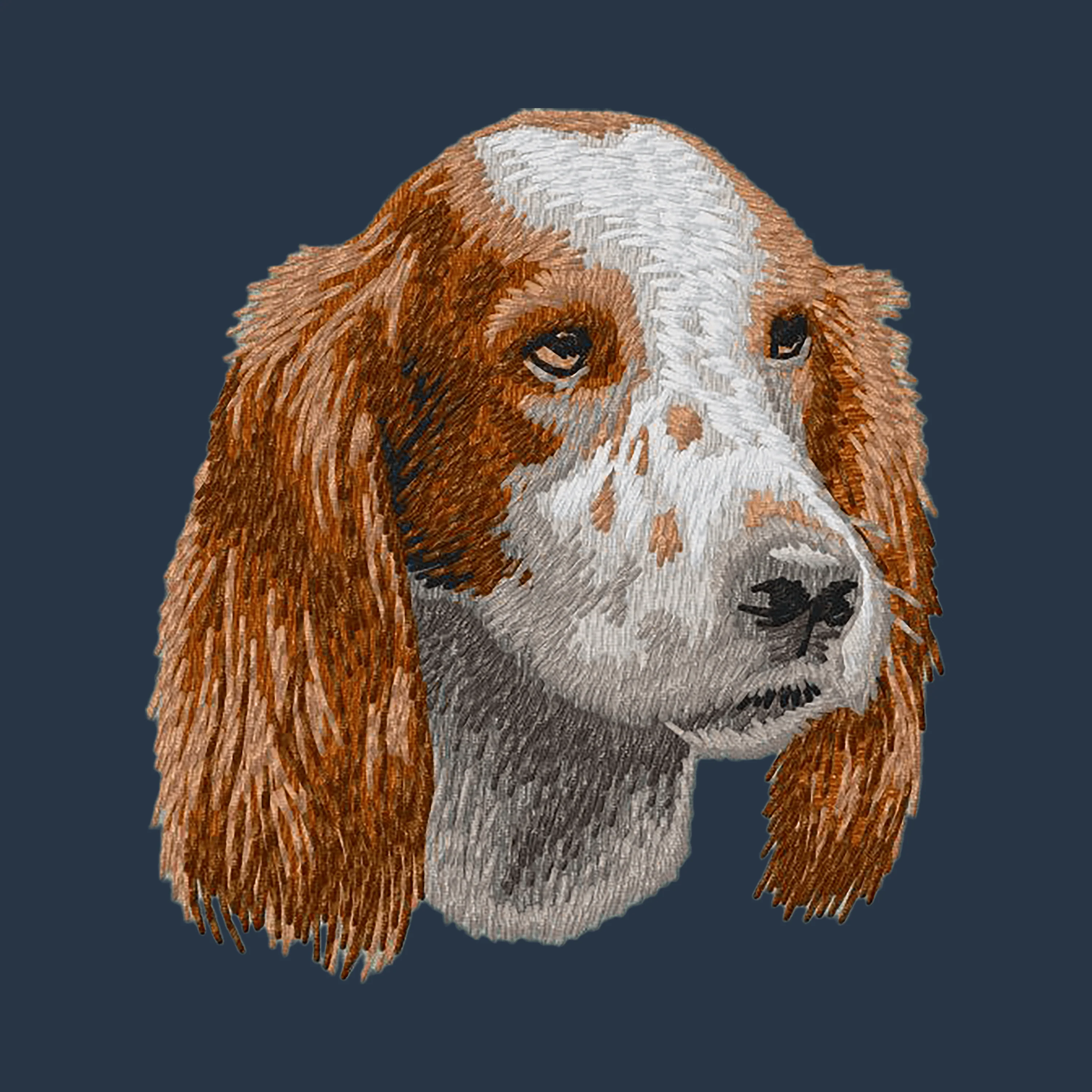 Irish Red and White Setter Embroidered Wearable Blanket - Image 4