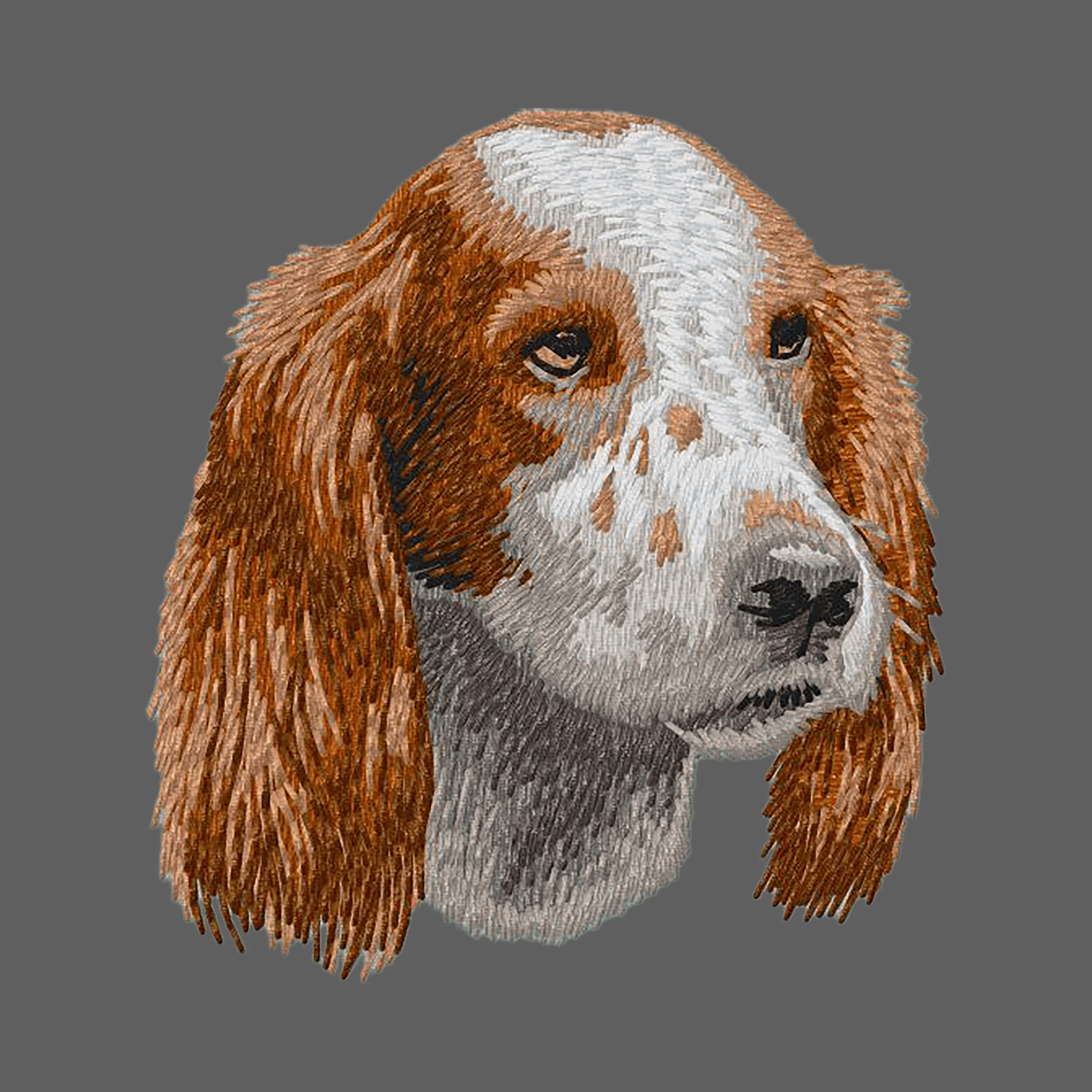 Irish Red and White Setter Embroidered Women's Fleece Jacket - Image 2