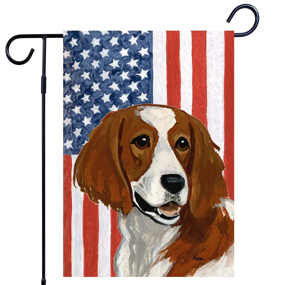 Irish Setter Americana Garden Flag - Image 2