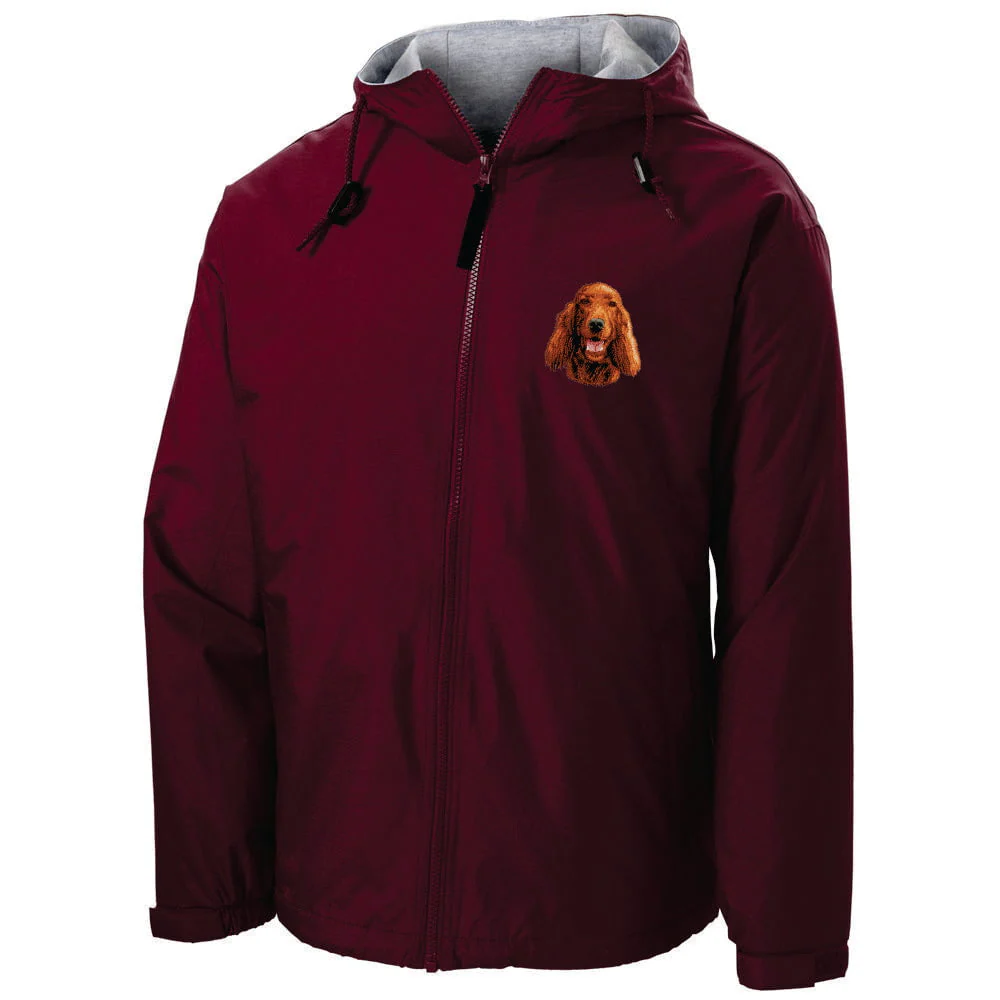 Irish Setter Embroidered Hooded Jacket - Image 3