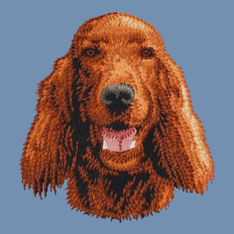 Irish Setter Embroidered Men's Denim Shirt - Image 2