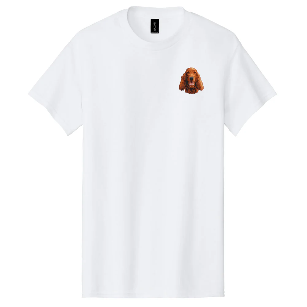 Irish Setter Embroidered Men's T-Shirt - Image 3