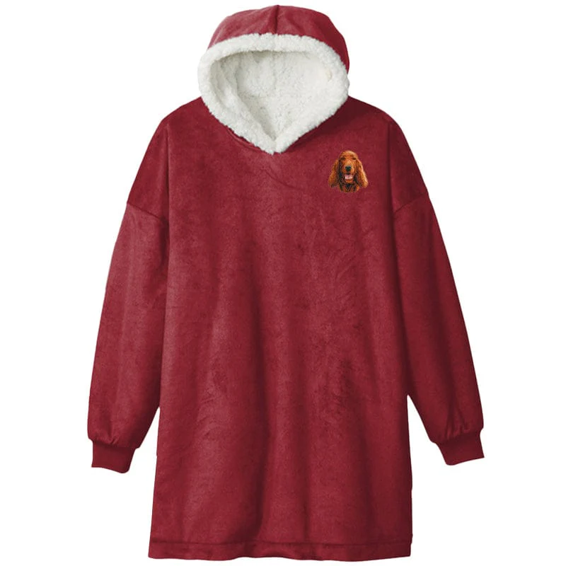 Irish Setter Embroidered Wearable Blanket - Image 7
