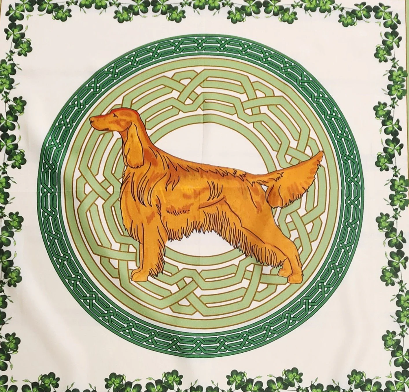 Irish Setter Silk Scarf - Image 2