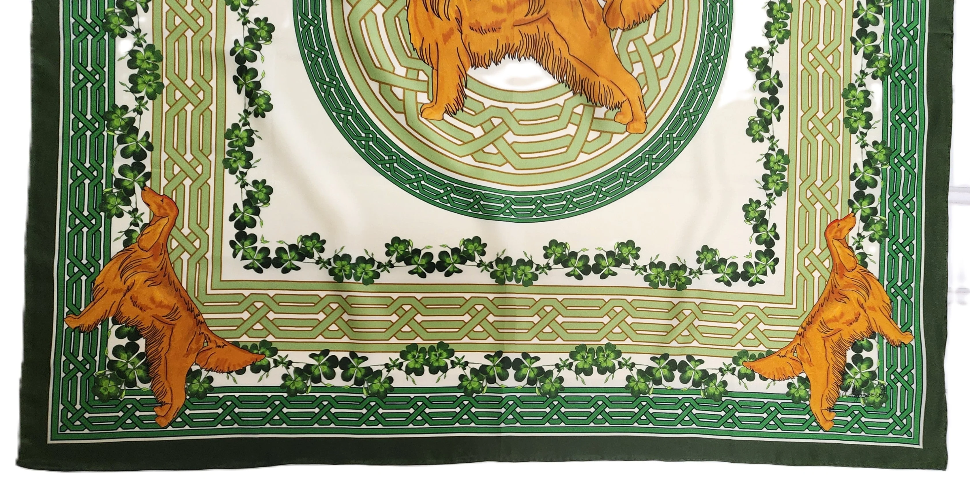 Irish Setter Silk Scarf - Image 4