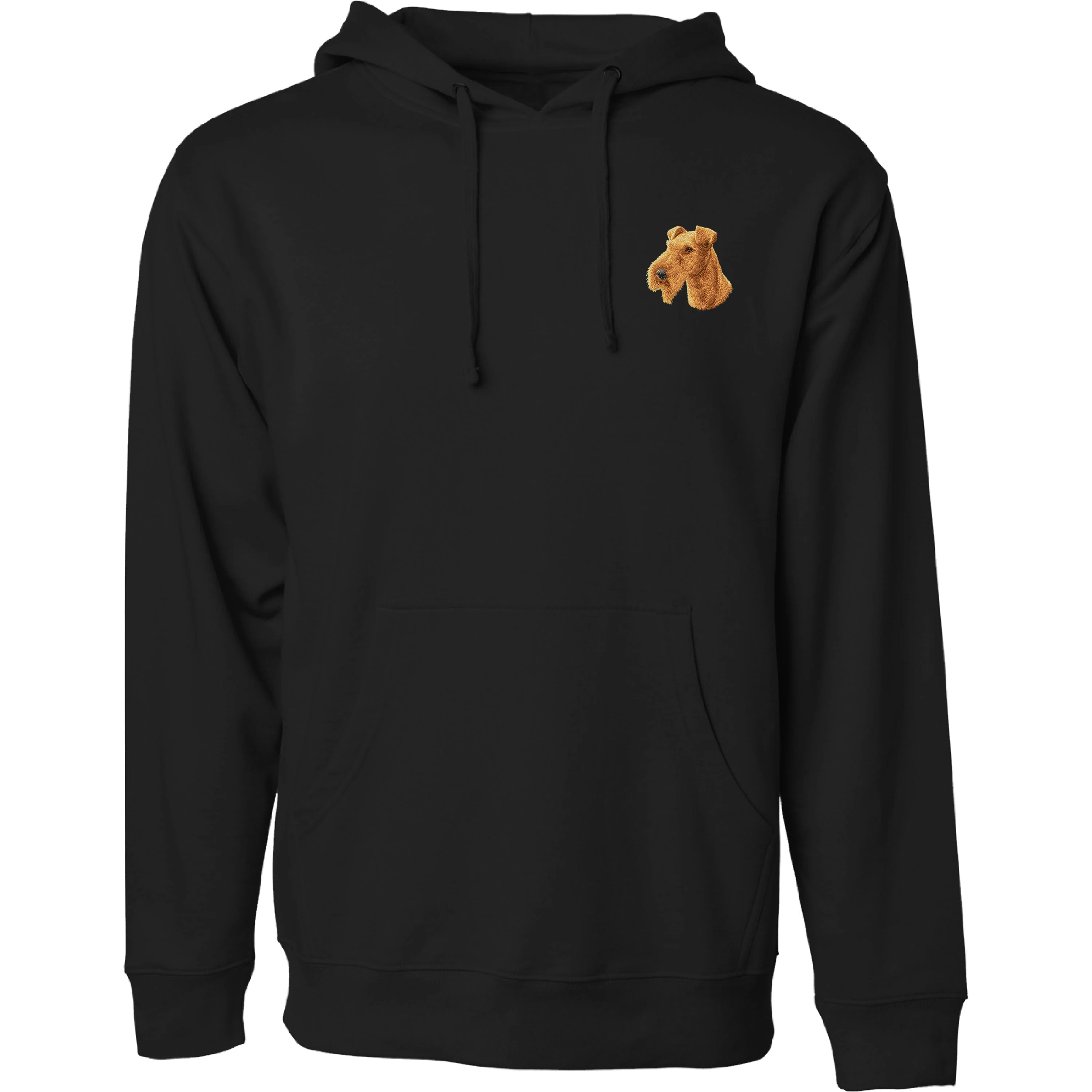 Irish Terrier Embroidered Sweatshirt Hoodie