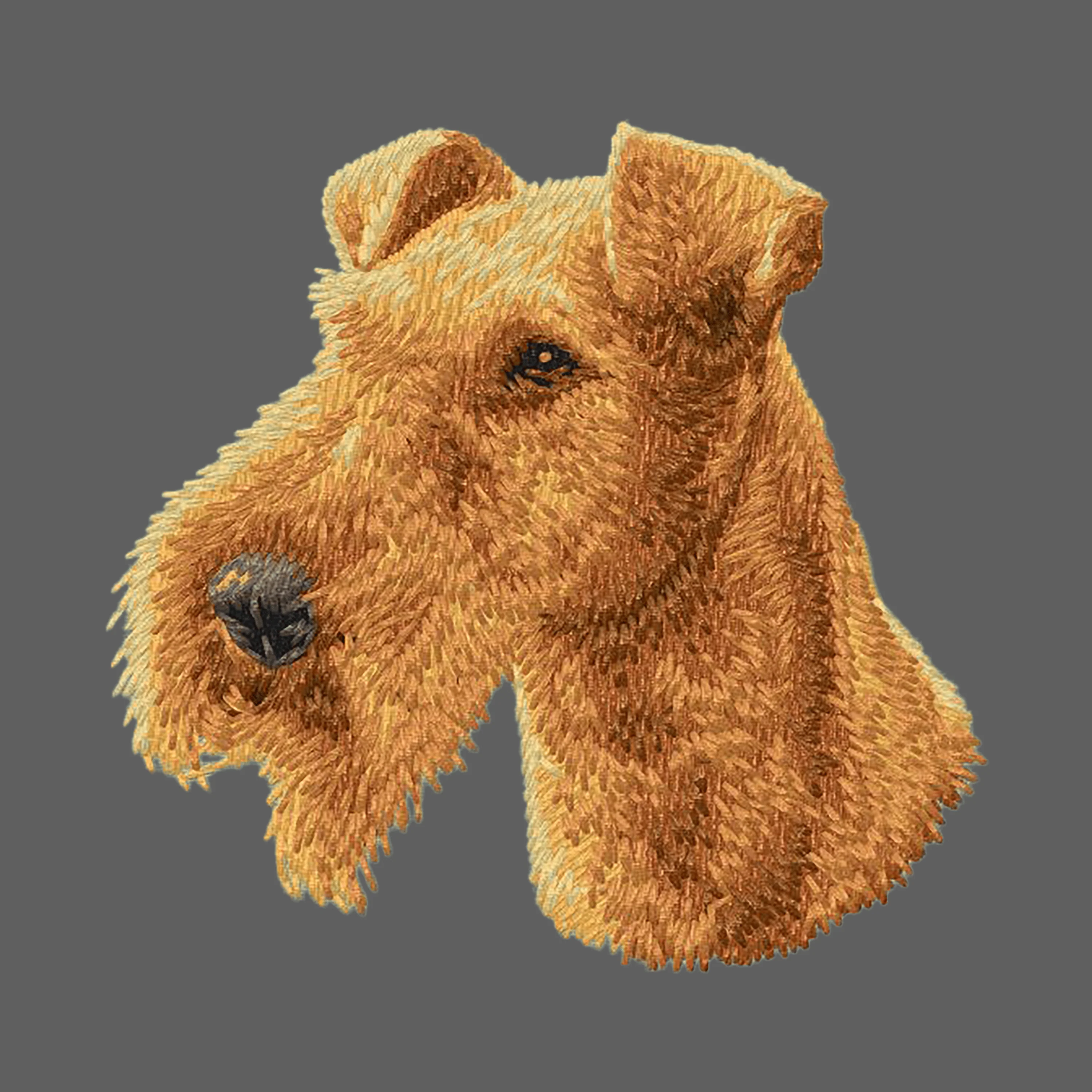 Irish Terrier Embroidered Women's Fleece Jacket - Image 2