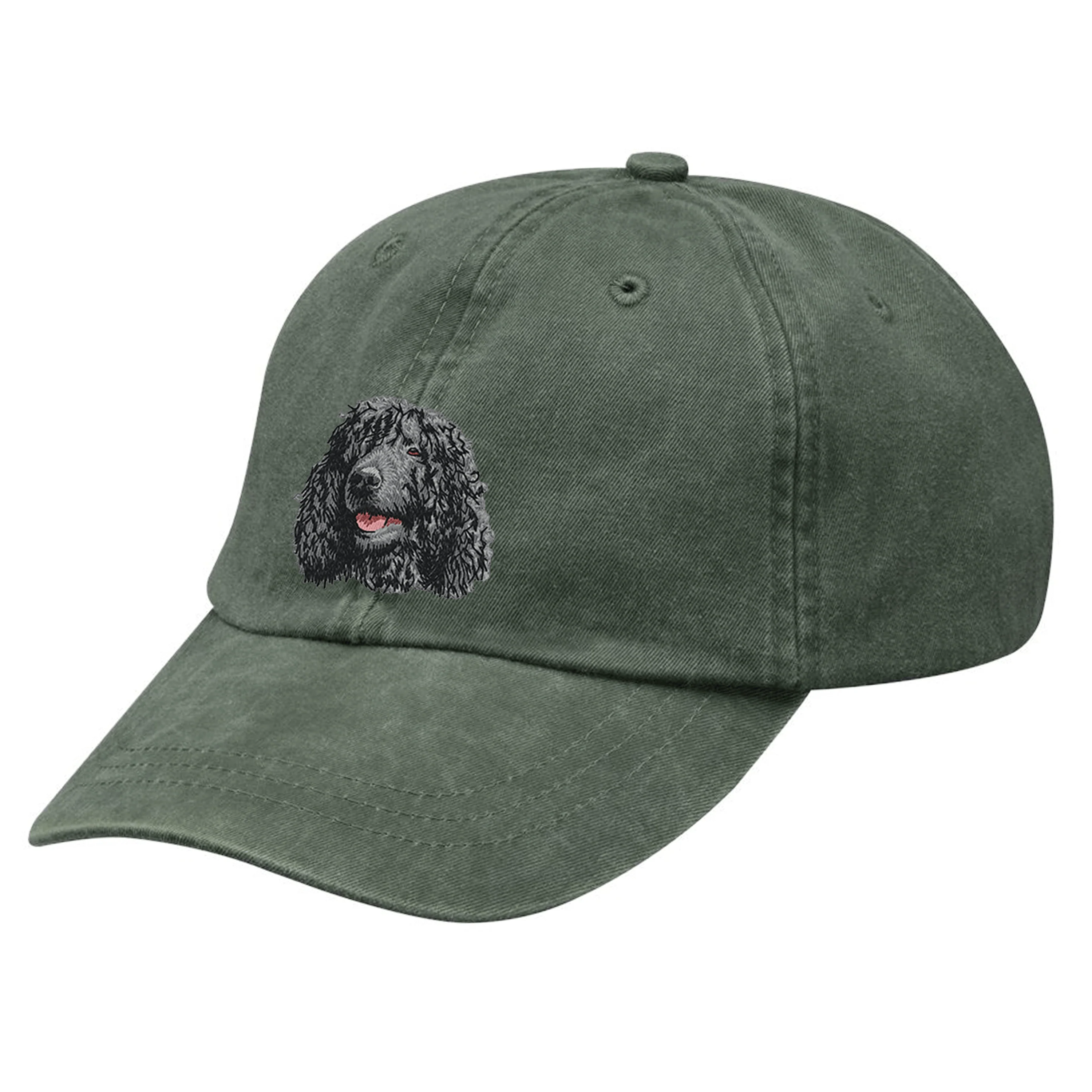 Irish Water Spaniel Embroidered Baseball Cap - Image 4