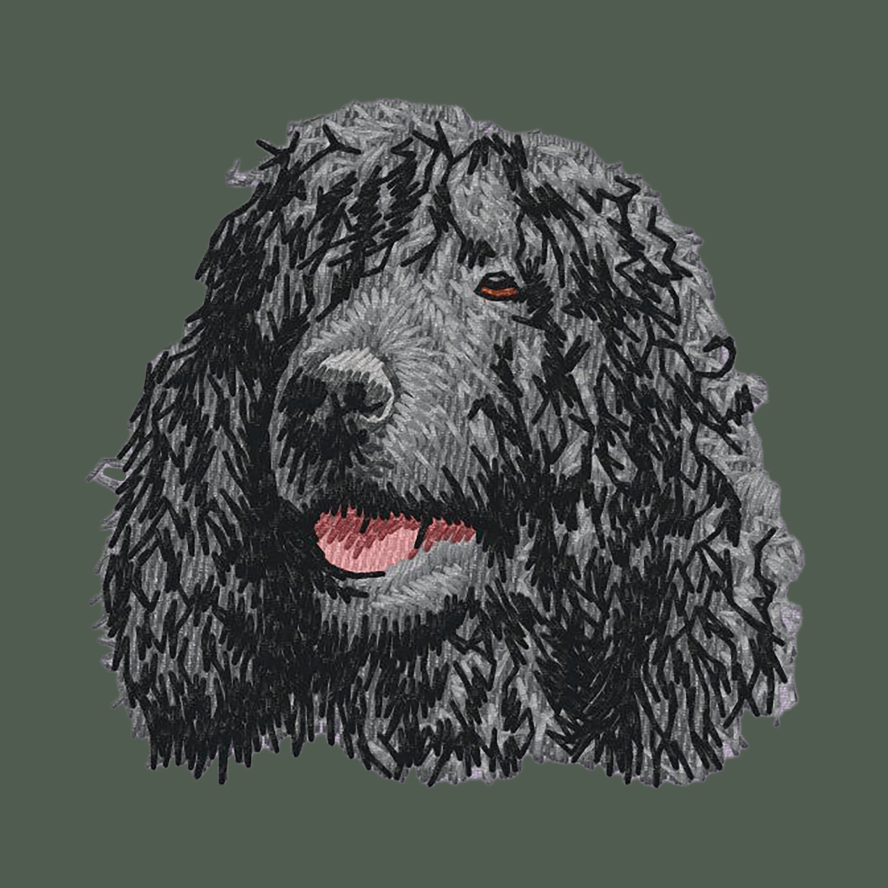 Irish Water Spaniel Embroidered Baseball Cap - Image 6