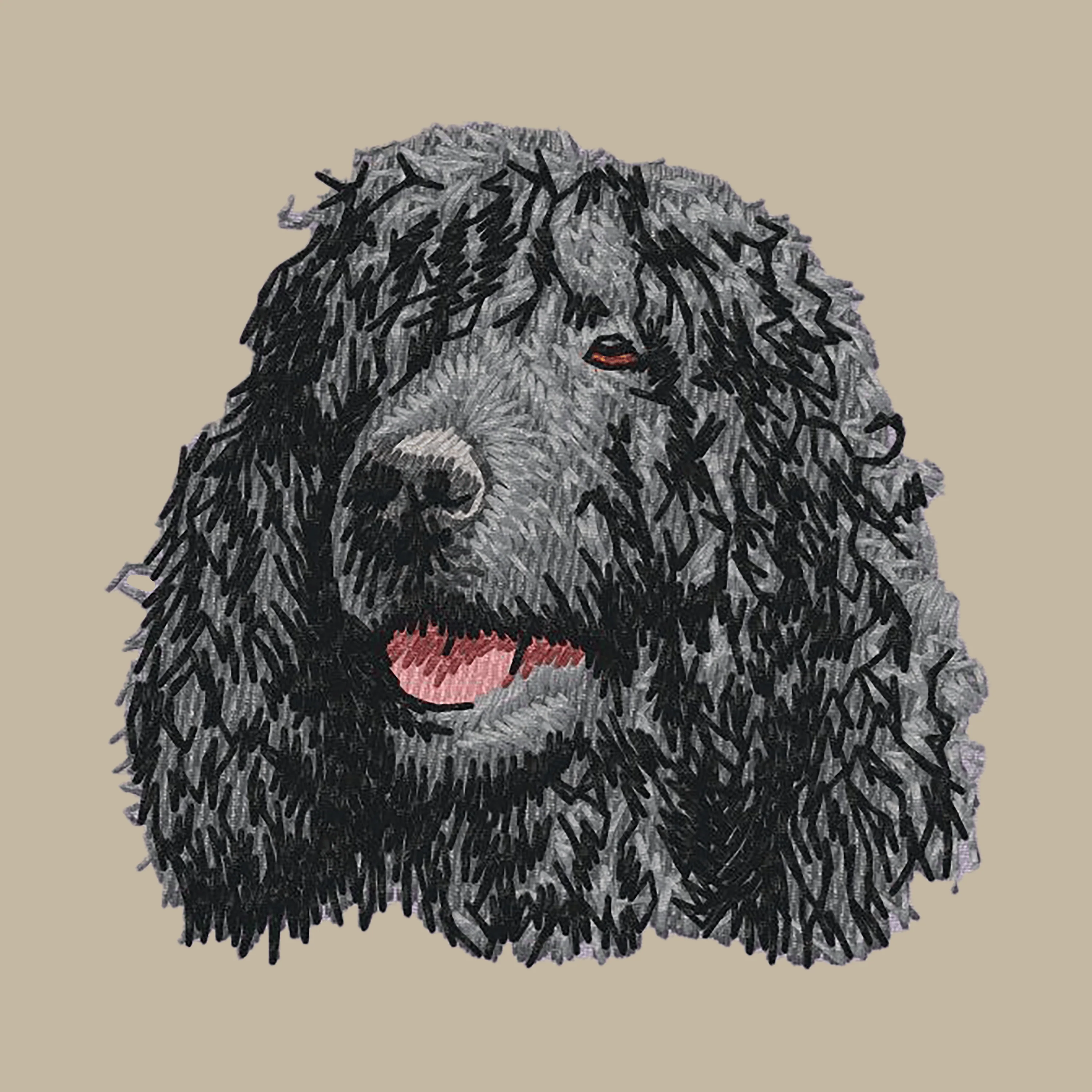 Irish Water Spaniel Embroidered Crossbody Bag - Image 4