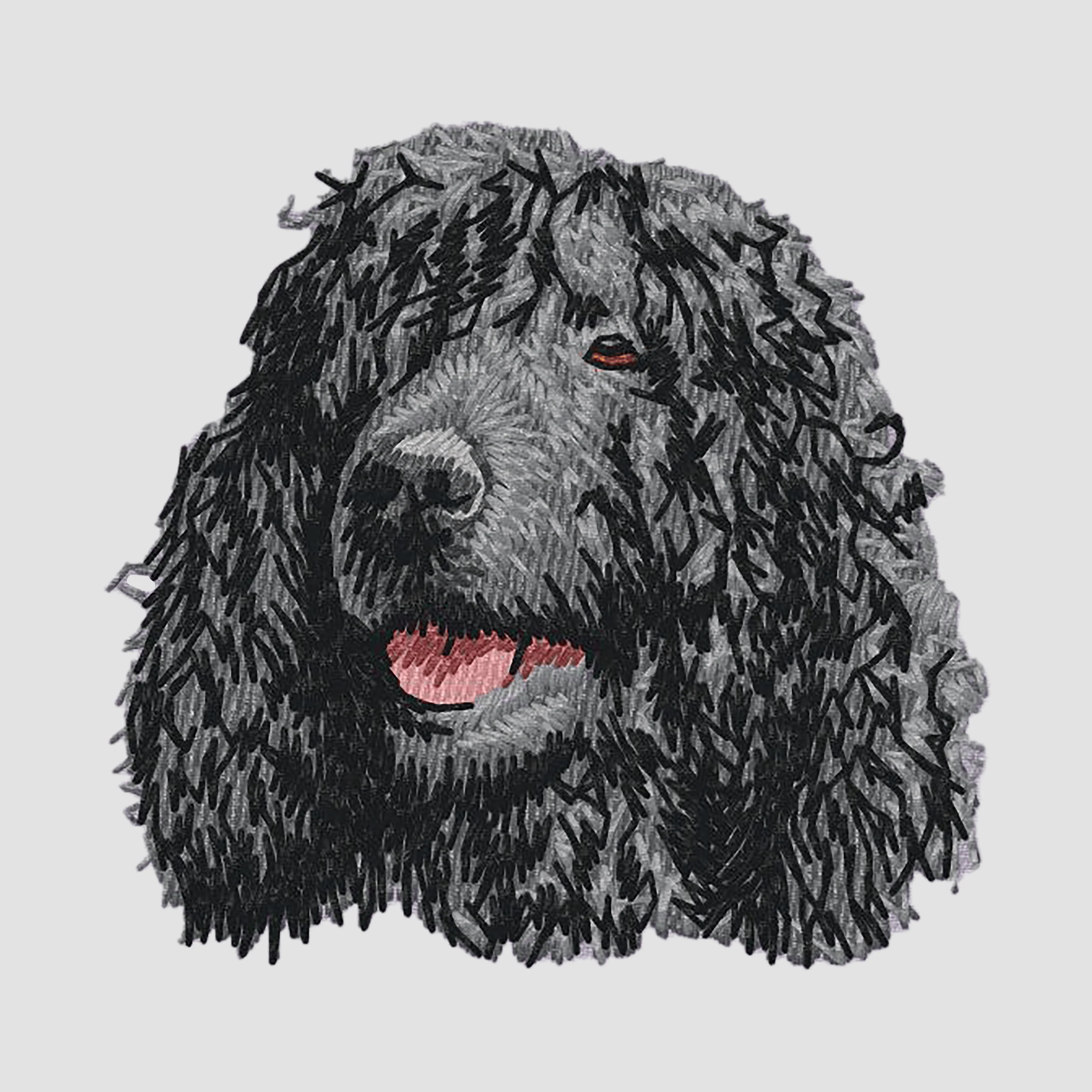Irish Water Spaniel Embroidered Sweatshirt Hoodie - Image 8