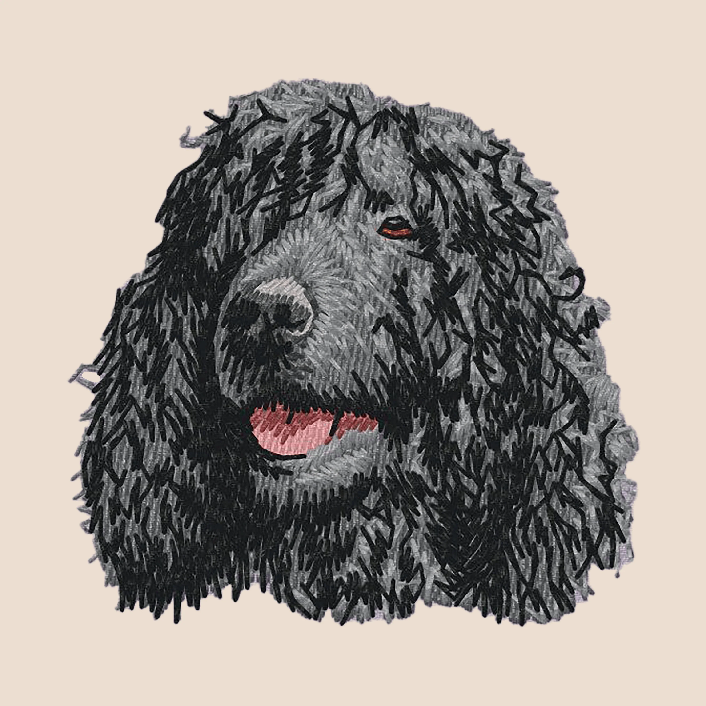 Irish Water Spaniel Embroidered Tote - Image 4