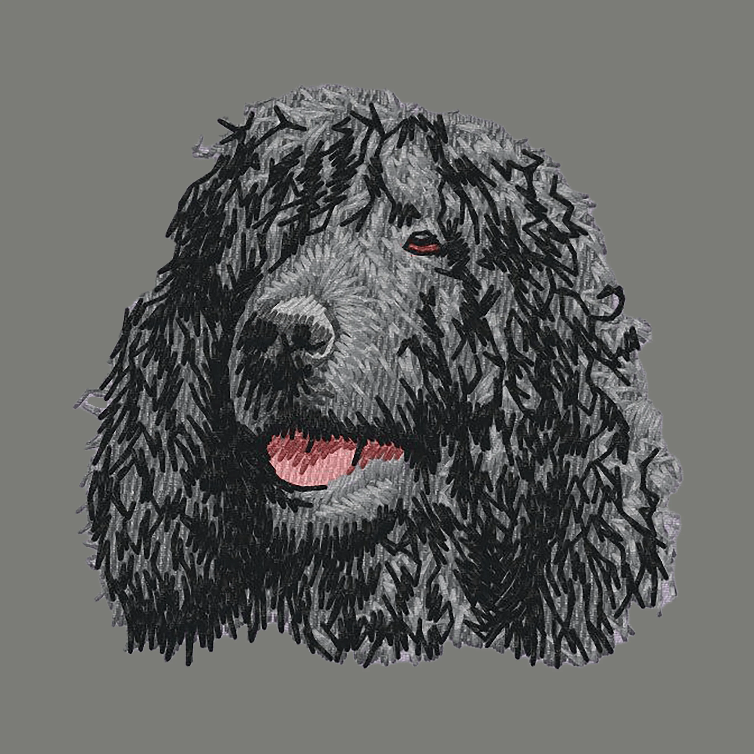 Irish Water Spaniel Embroidered Wearable Blanket - Image 4