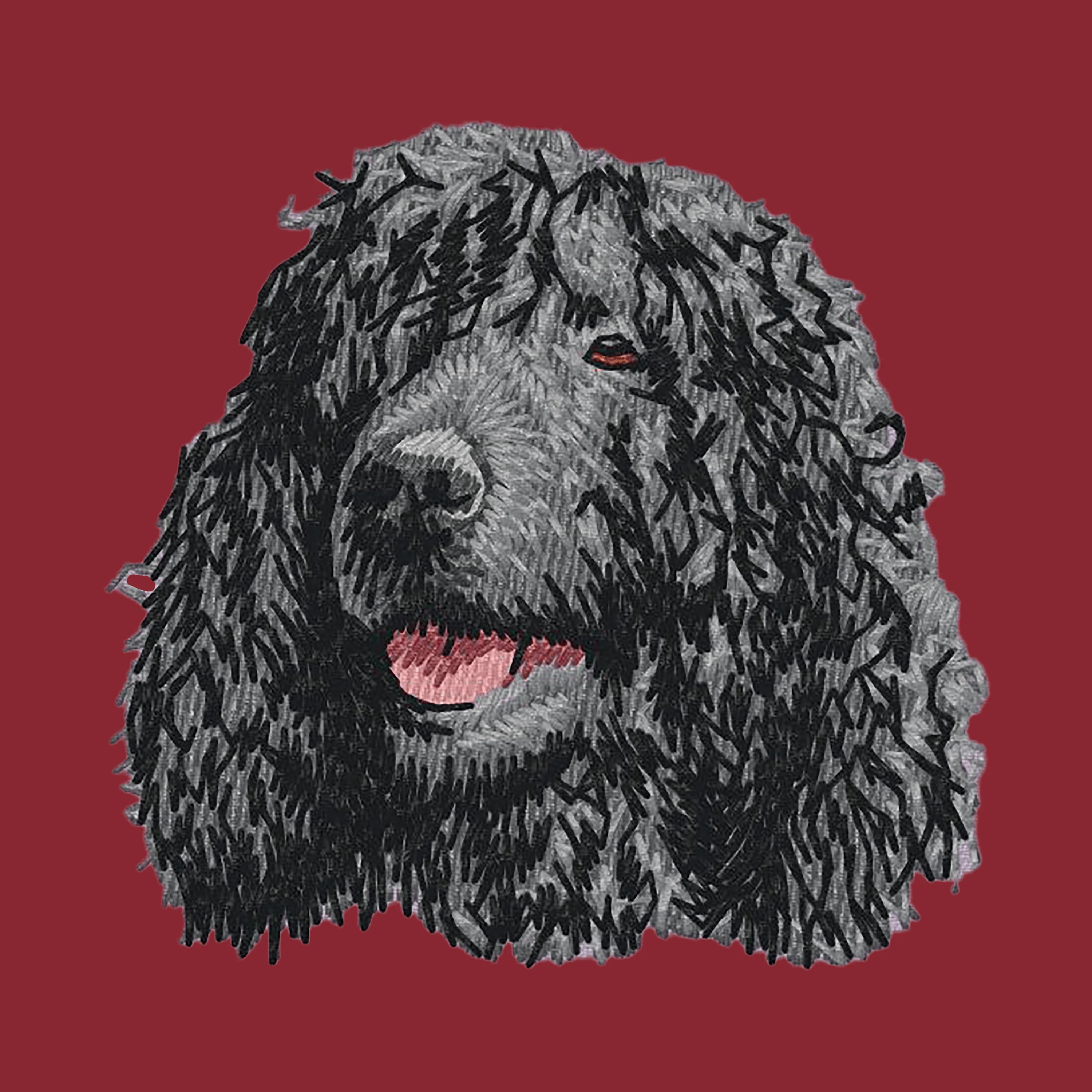 Irish Water Spaniel Embroidered Wearable Blanket - Image 8
