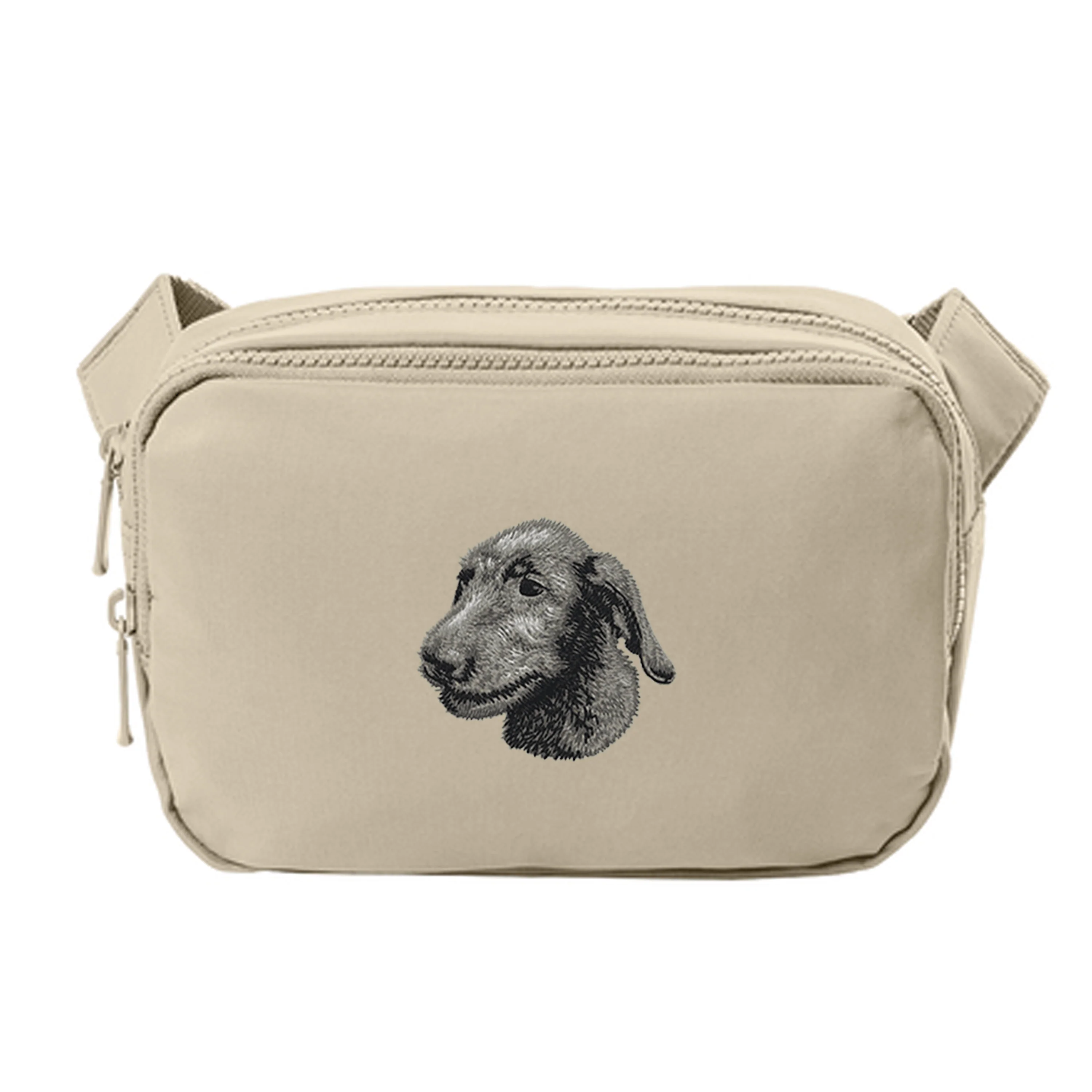 Irish Wolfhound Embroidered Crossbody Bag