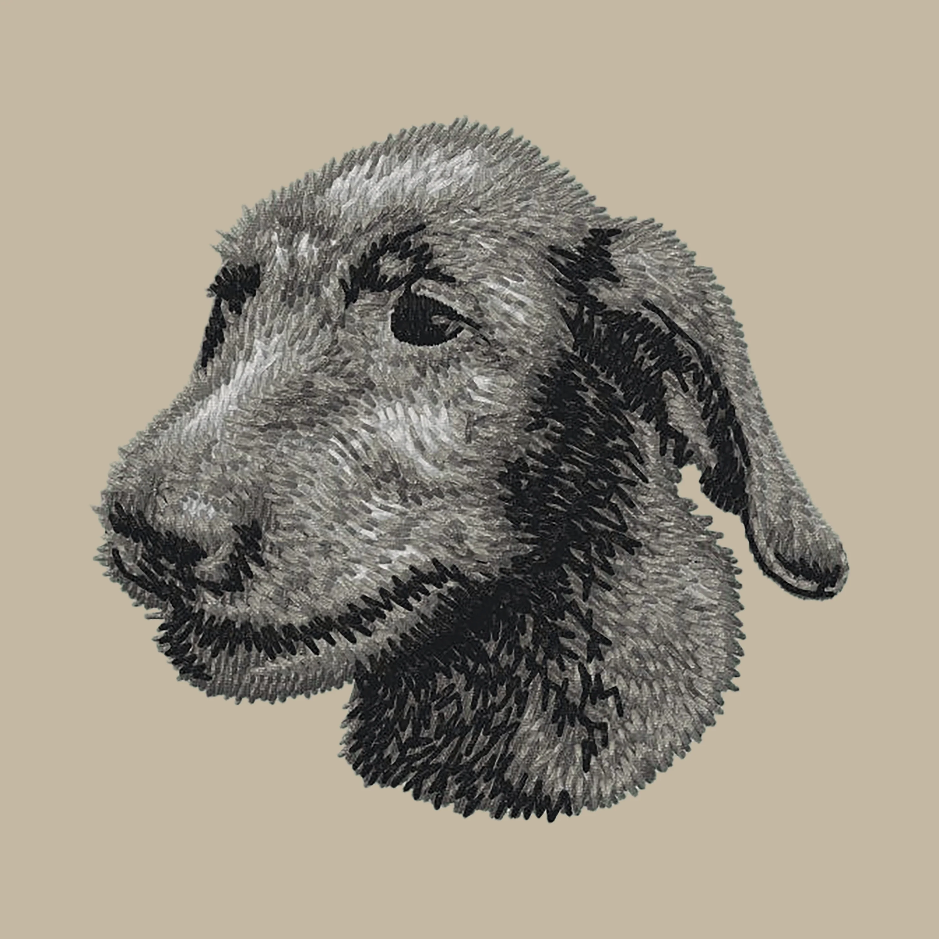 Irish Wolfhound Embroidered Crossbody Bag - Image 2