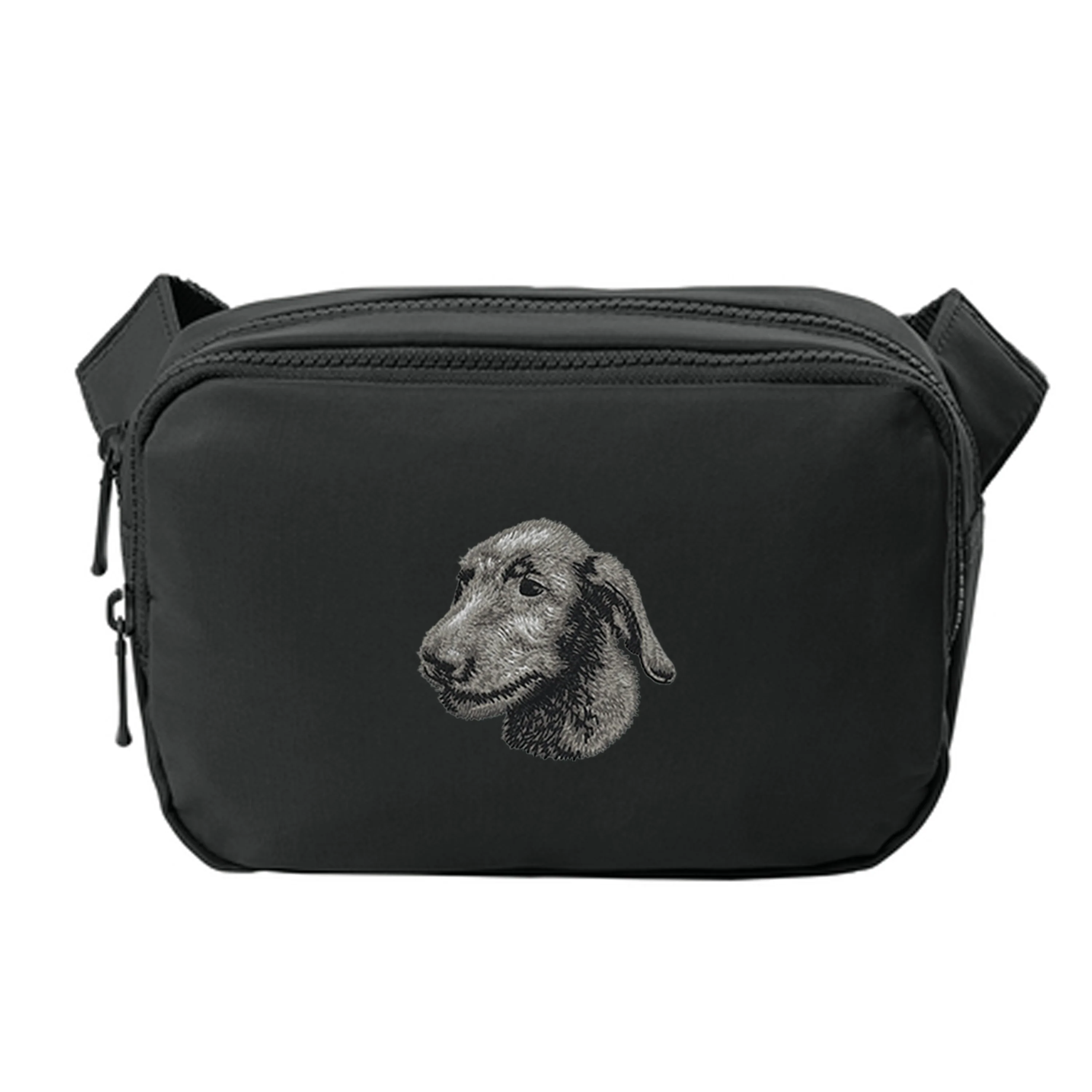 Irish Wolfhound Embroidered Crossbody Bag - Image 3