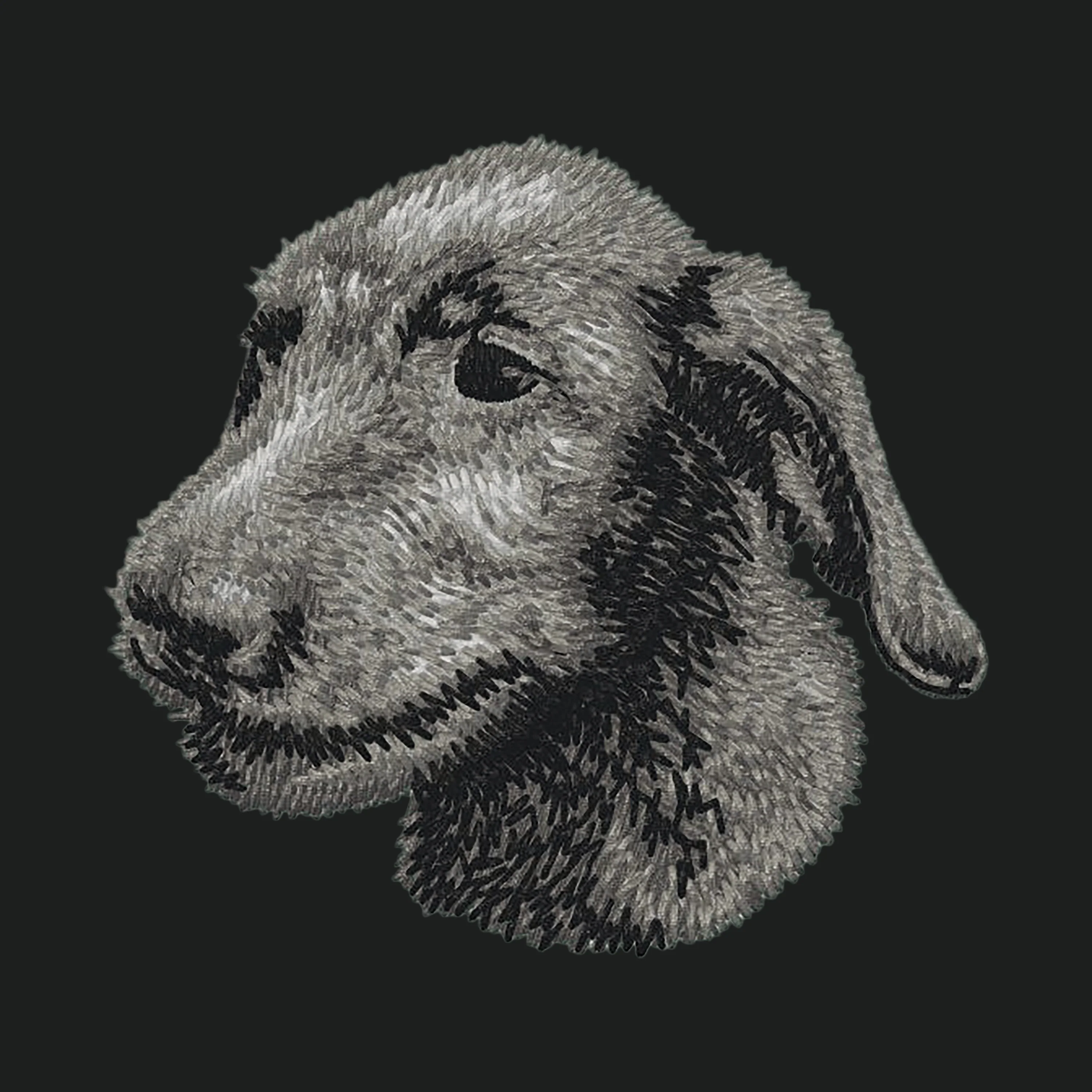 Irish Wolfhound Embroidered Crossbody Bag - Image 4