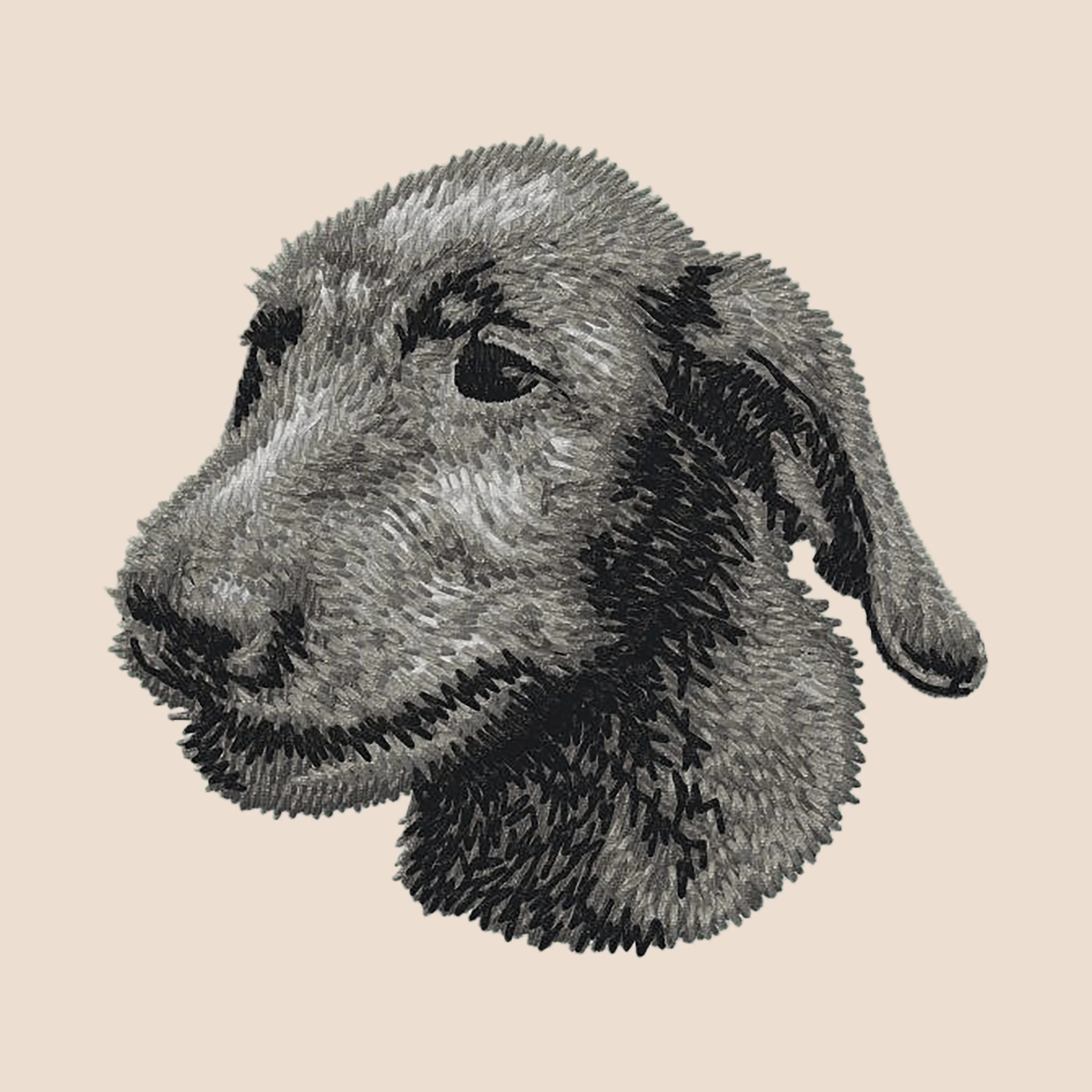 Irish Wolfhound Embroidered Tote - Image 4