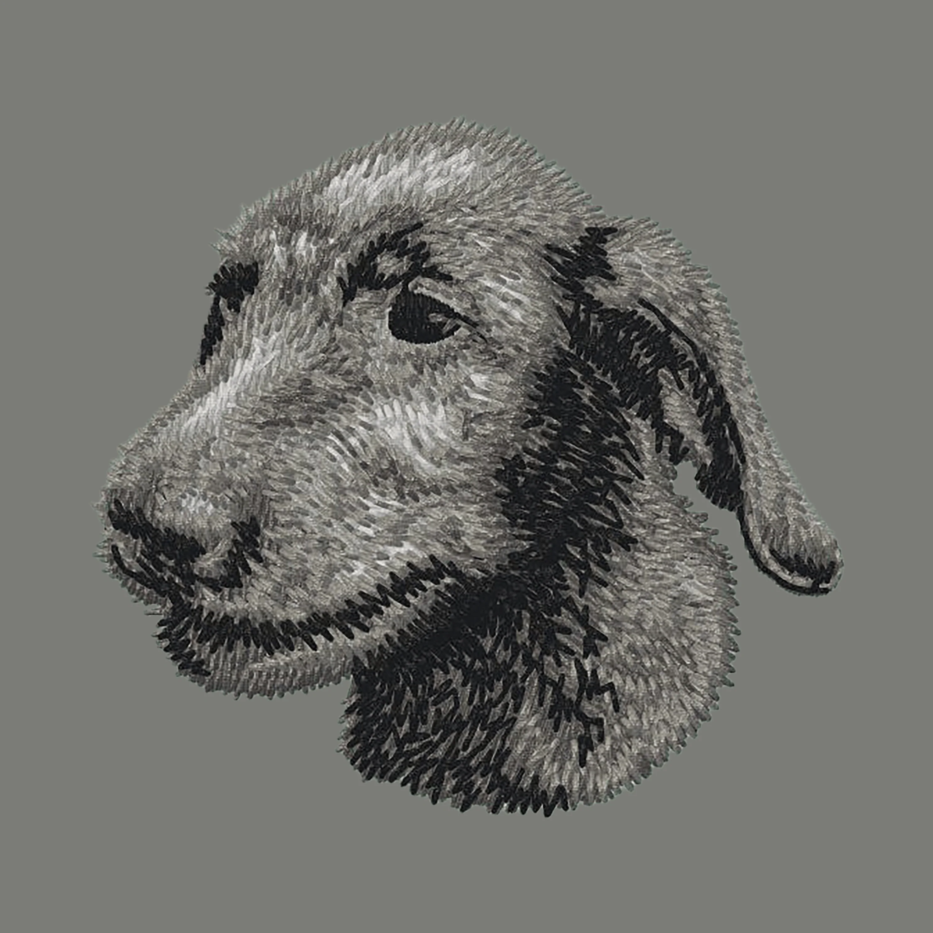 Irish Wolfhound Embroidered Wearable Blanket - Image 5