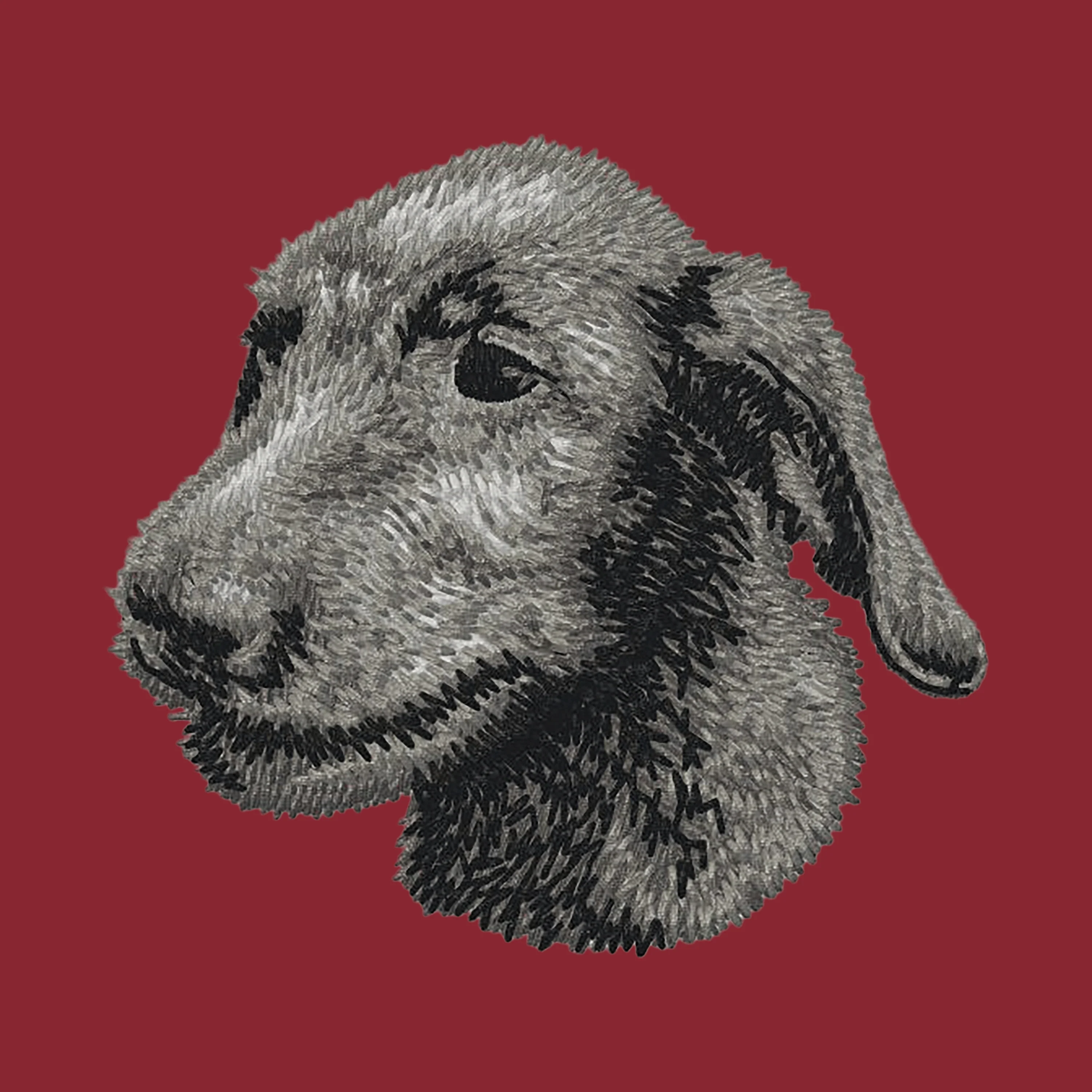 Irish Wolfhound Embroidered Wearable Blanket - Image 8