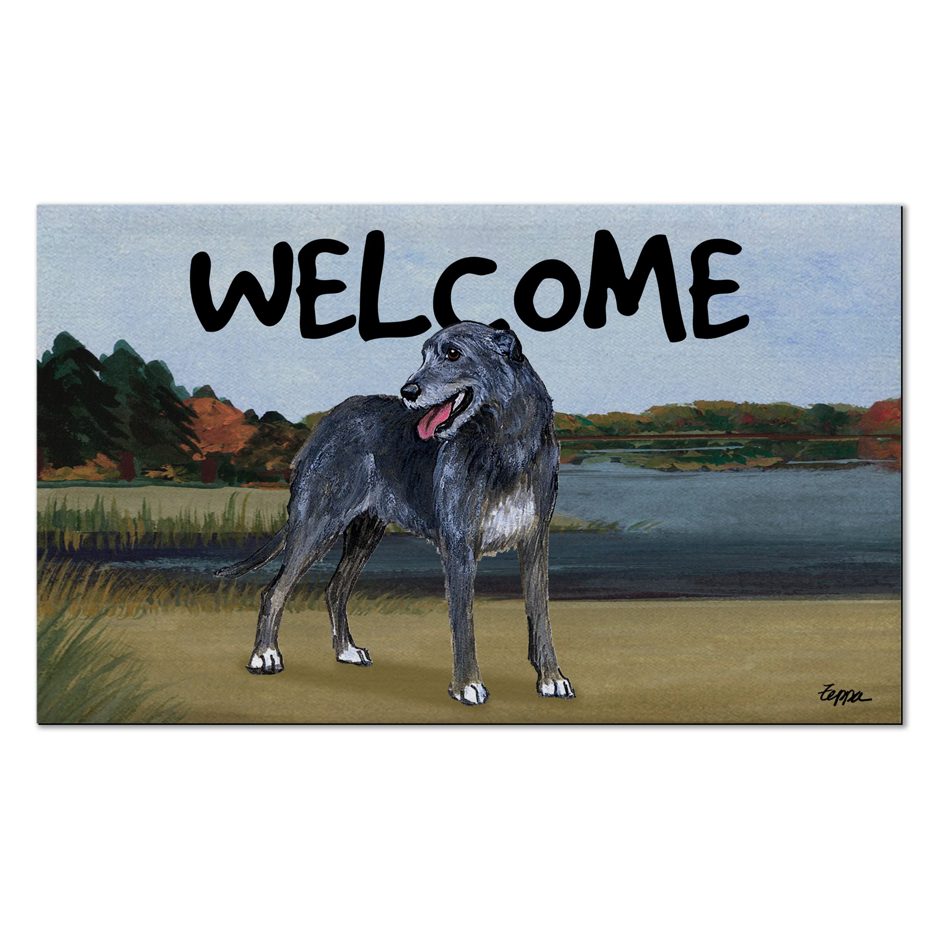 Irish Wolfhound Welcome Mat - Image 6