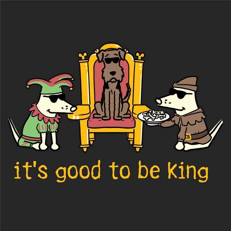 It’s Good To Be King  - Ladies T-Shirt V-Neck - Image 2