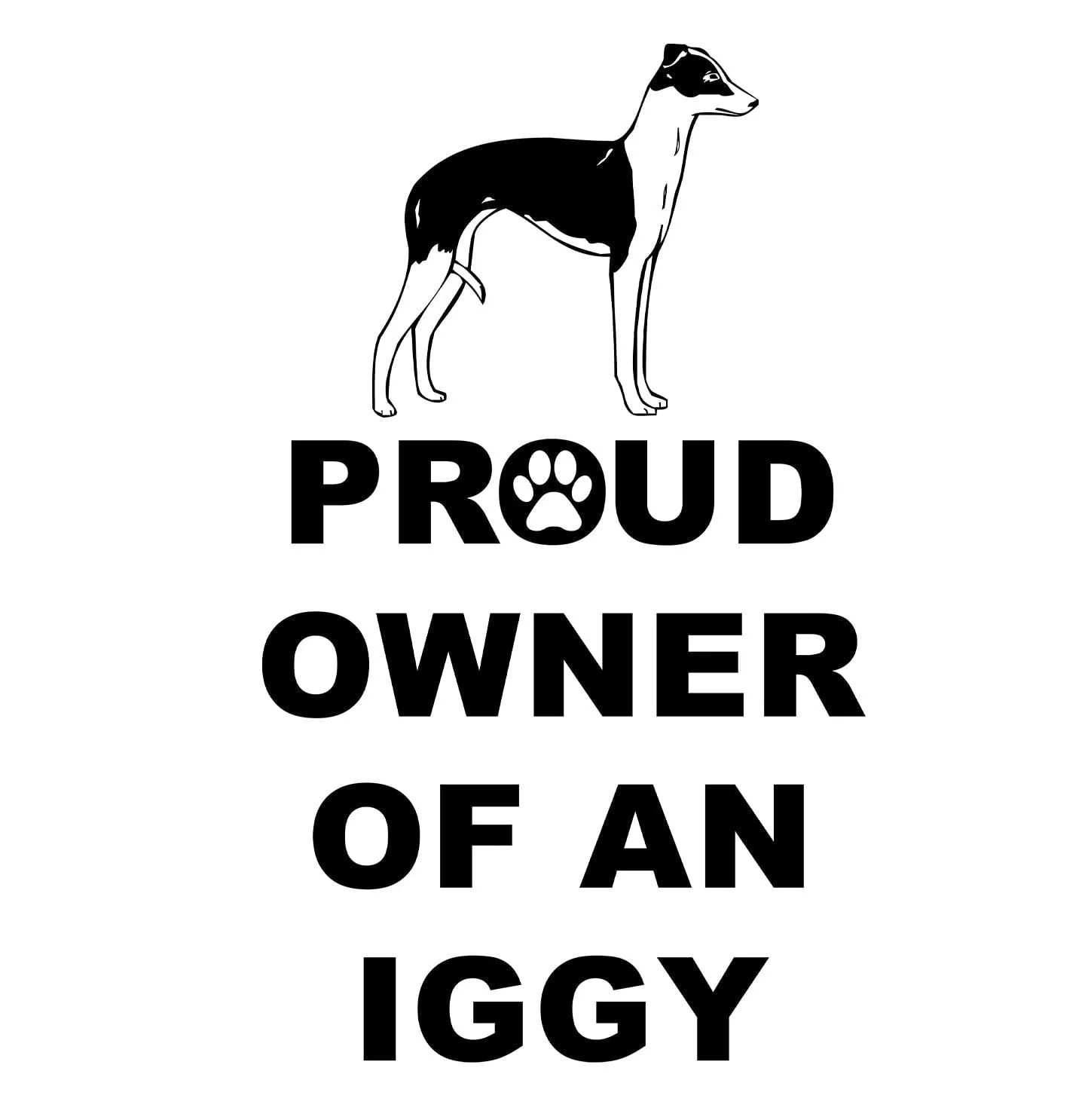 Italian Greyhound Proud Owner - Women's V-Neck T-Shirt - Image 2