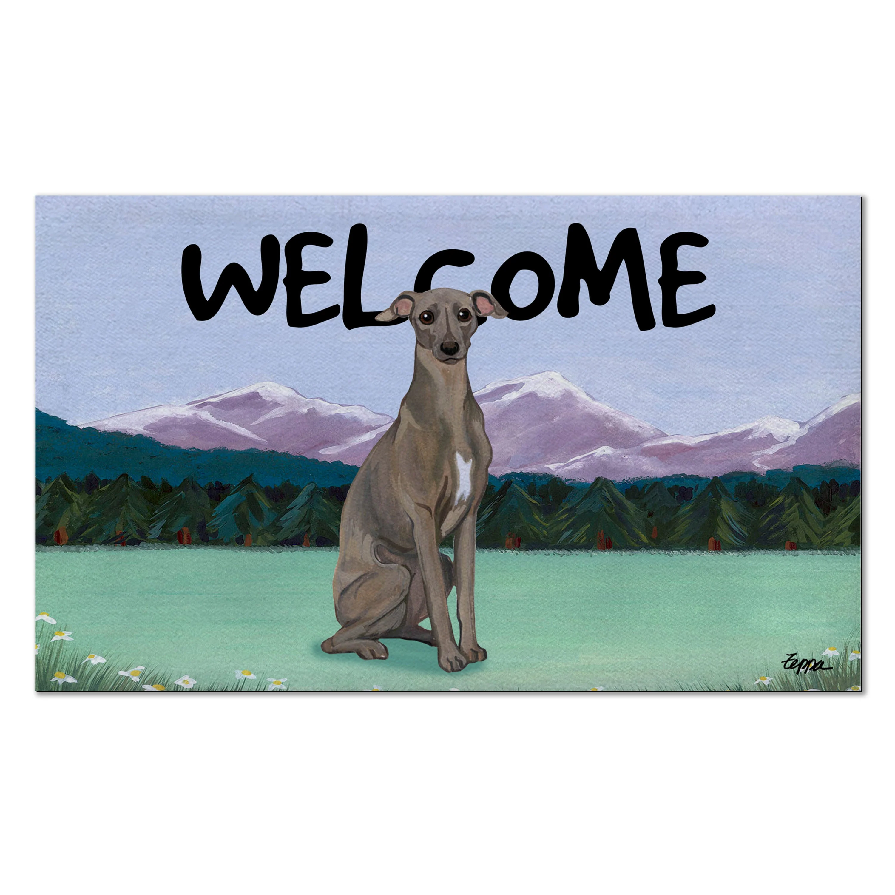 Italian Greyhound Welcome Mat - Image 3