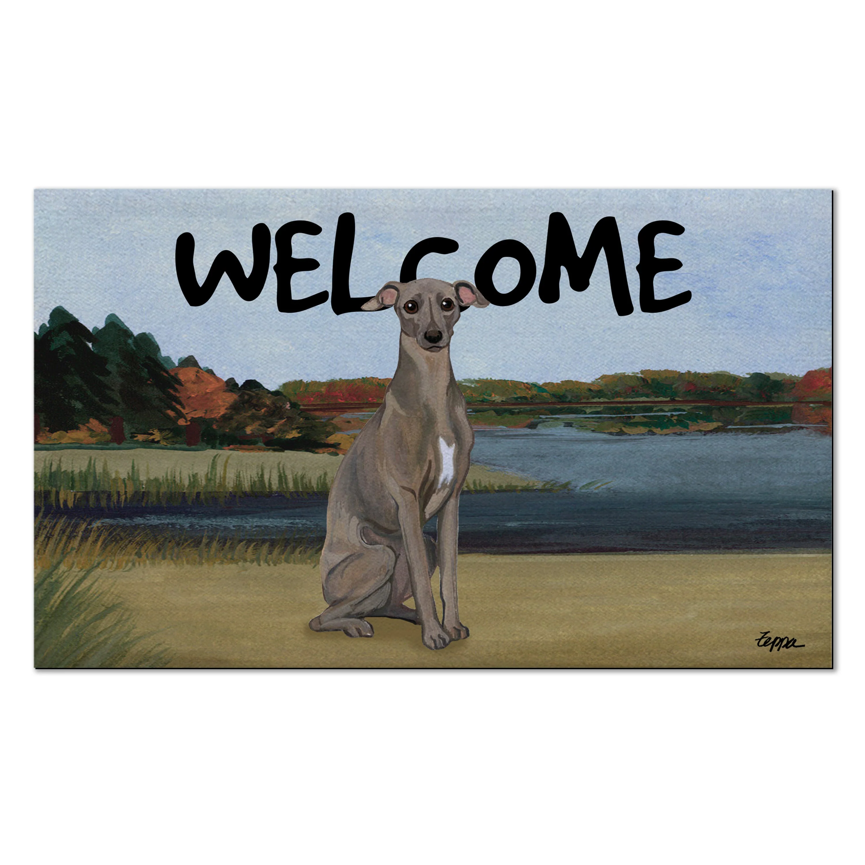 Italian Greyhound Welcome Mat - Image 4