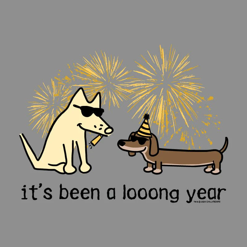 It's Been a Long Year - Ladies T-Shirt V-Neck - Image 2