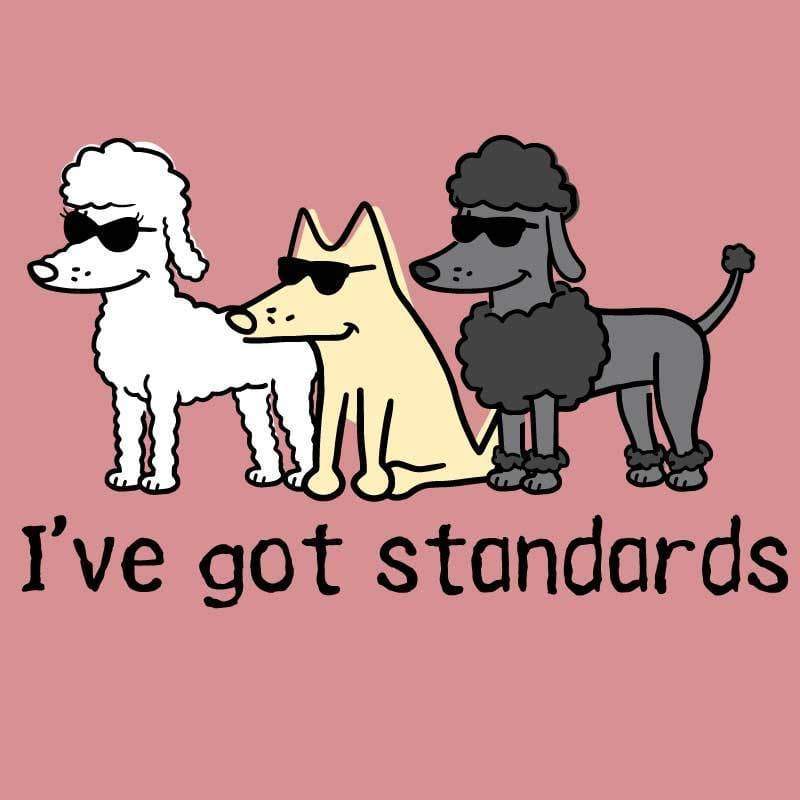 I've Got Standards - Ladies T-Shirt V-Neck - Image 2
