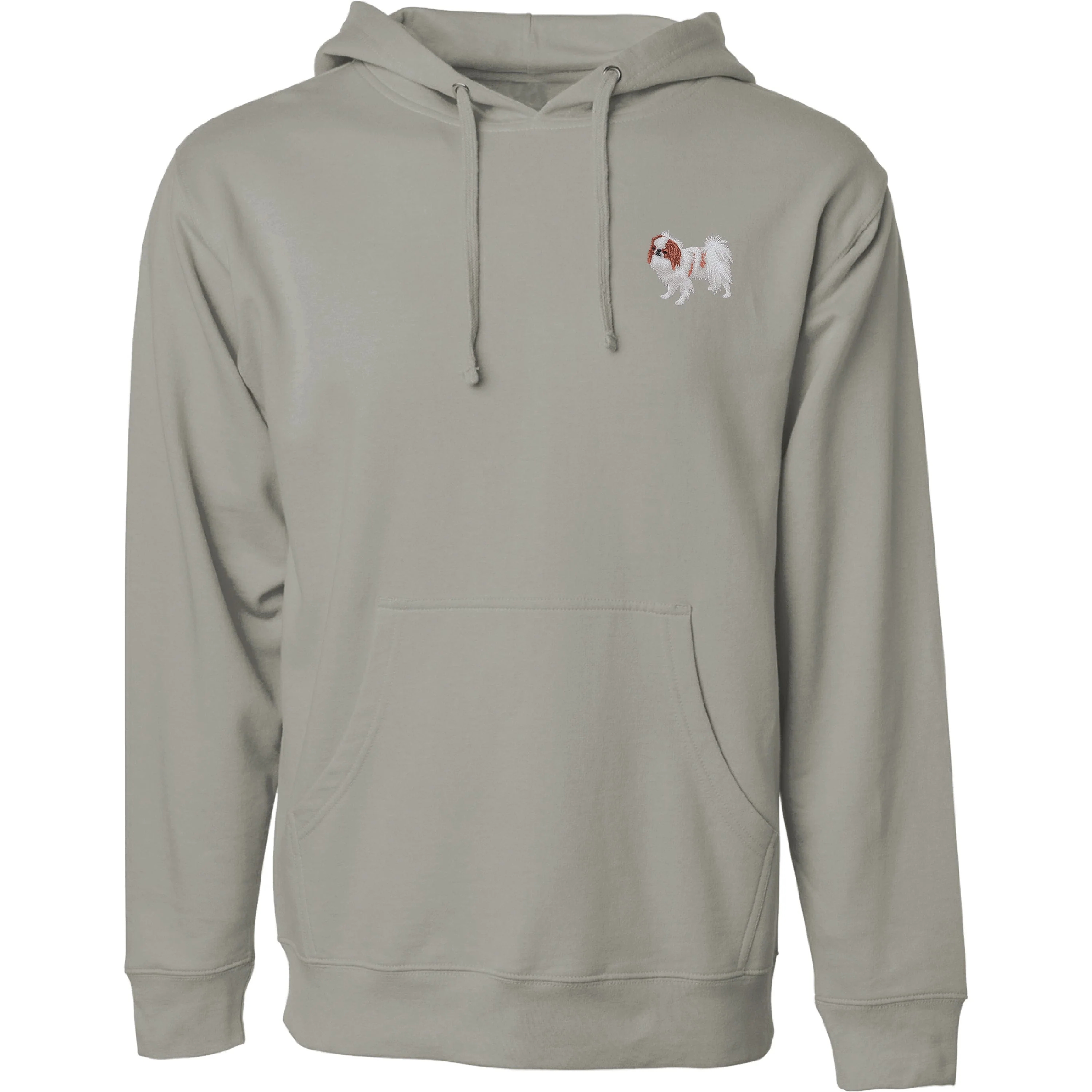 Japanese Chin Embroidered Sweatshirt Hoodie