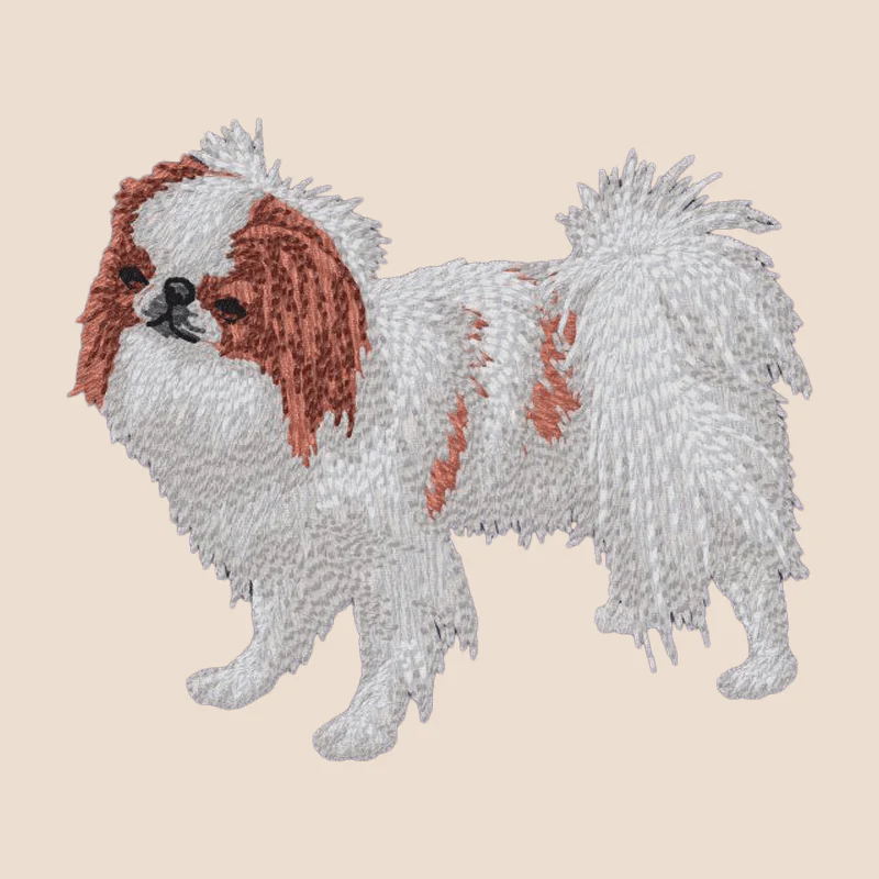 Japanese Chin Embroidered Tote - Image 4