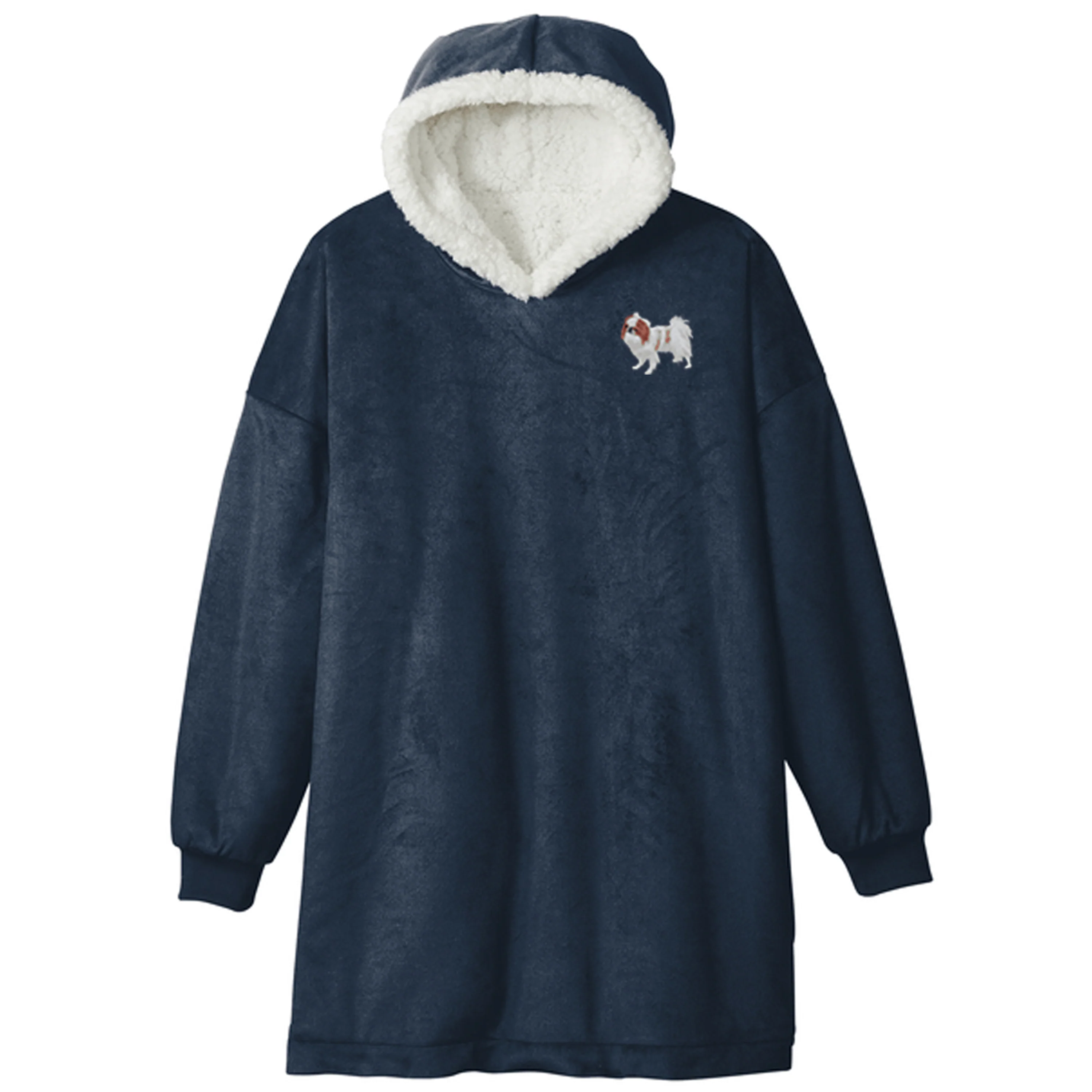 Japanese Chin Embroidered Wearable Blanket - Image 3