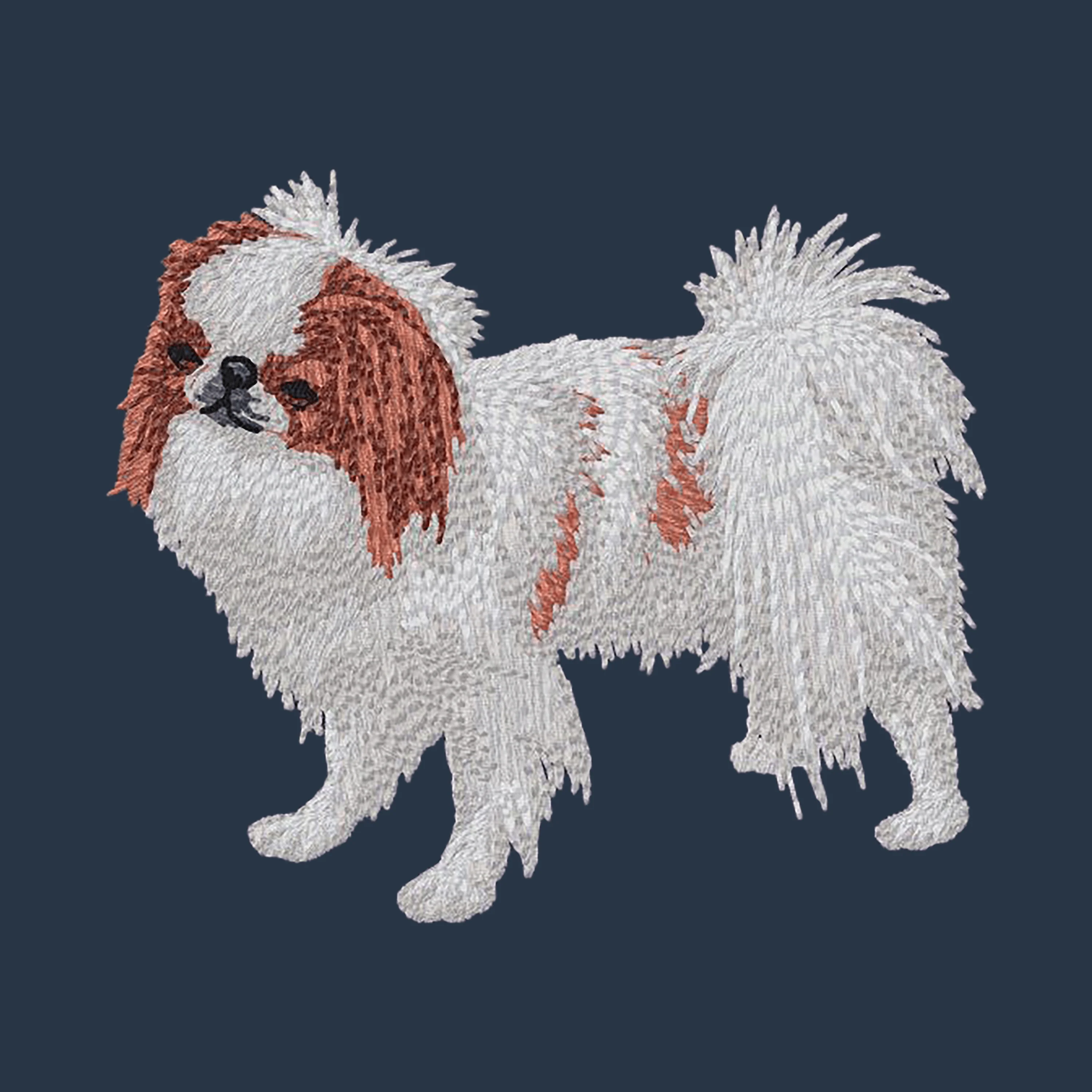 Japanese Chin Embroidered Wearable Blanket - Image 4