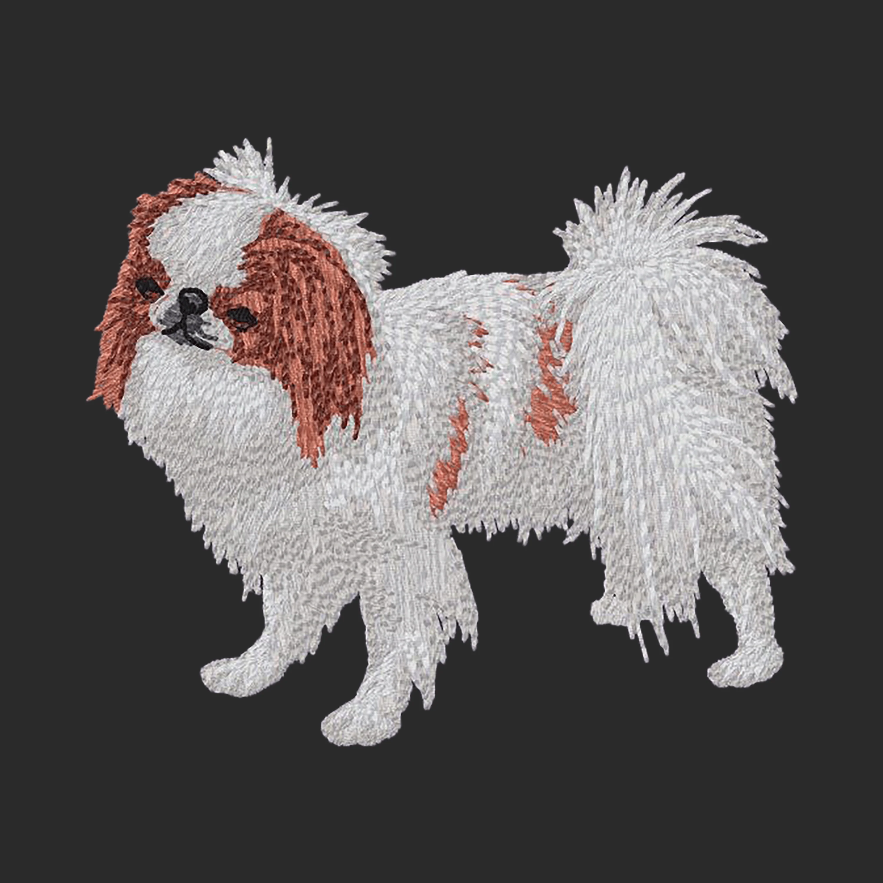 Japanese Chin Embroidered Wearable Blanket - Image 8