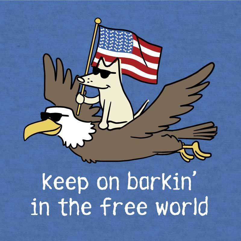 Keep On Barkin' In The Free World - Lightweight Tee - Image 2