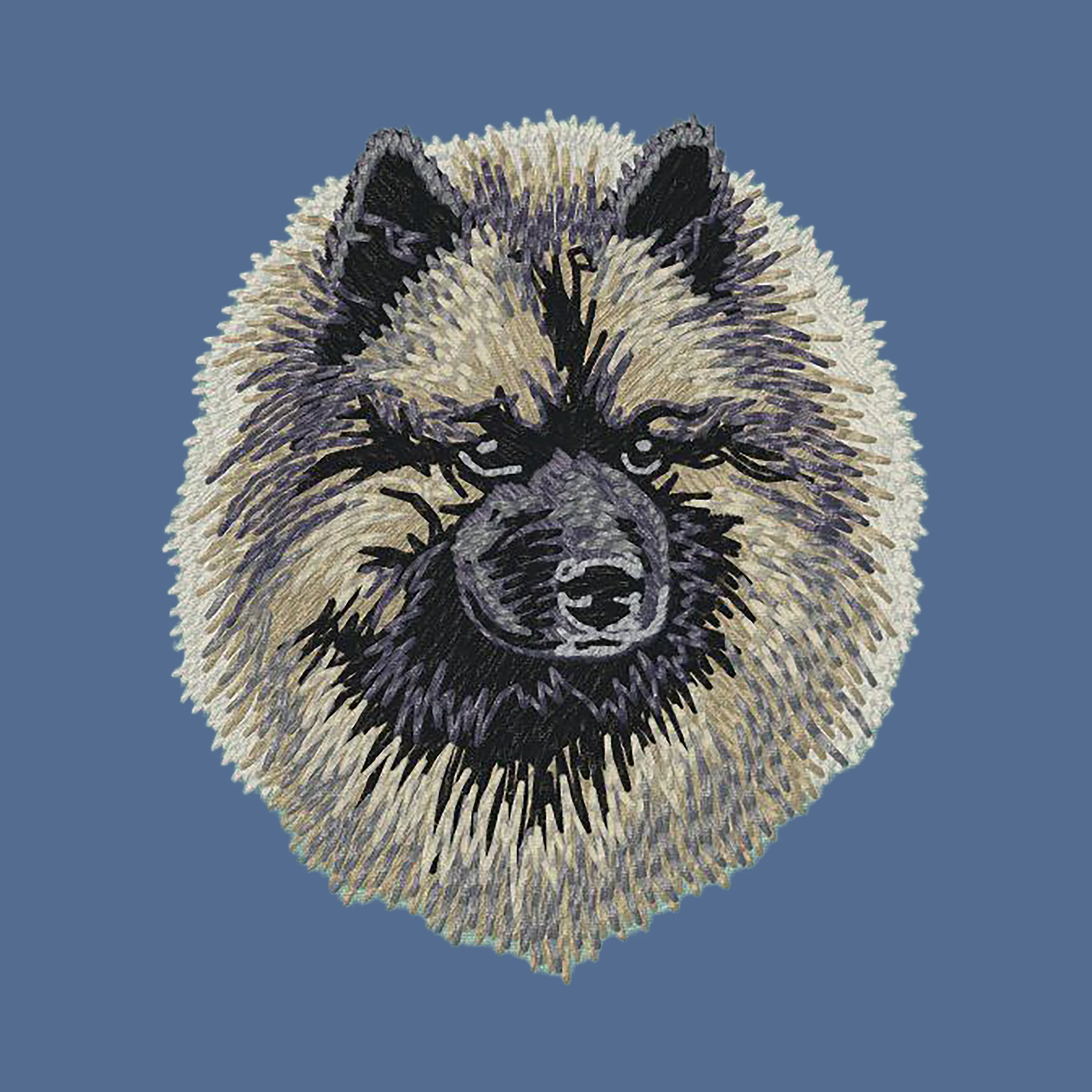 Keeshond Embroidered Baseball Cap - Image 2