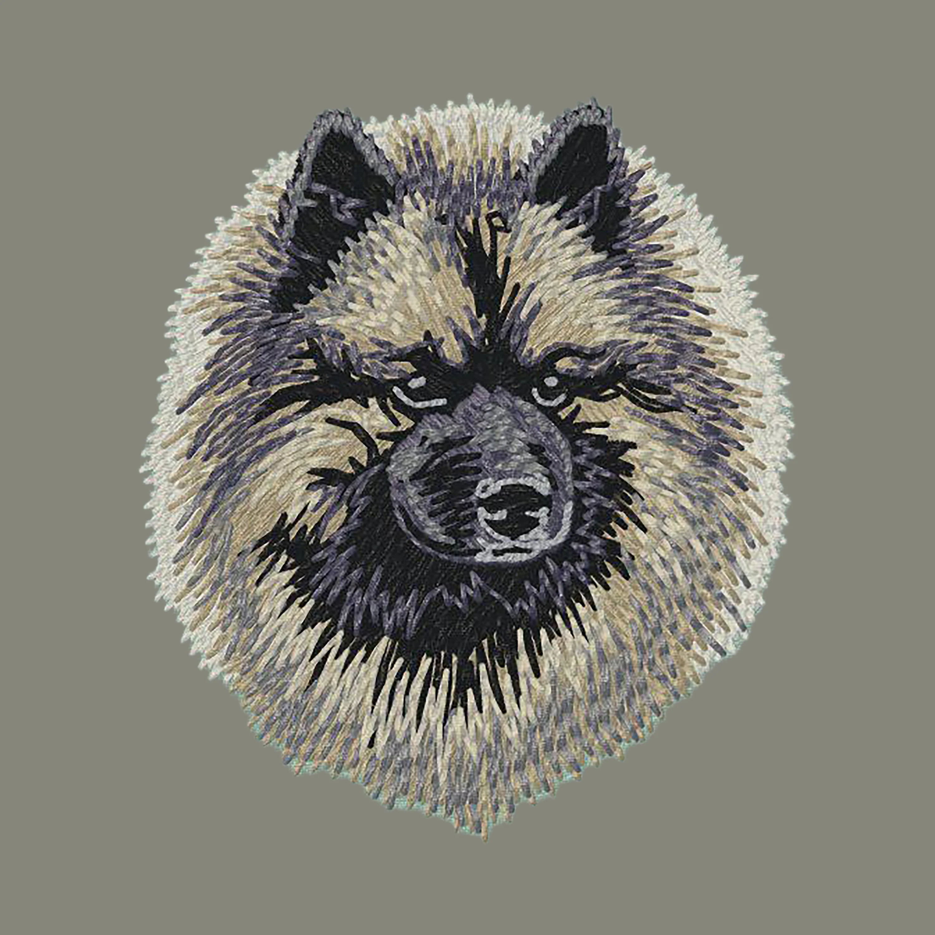 Keeshond Embroidered Baseball Cap - Image 4