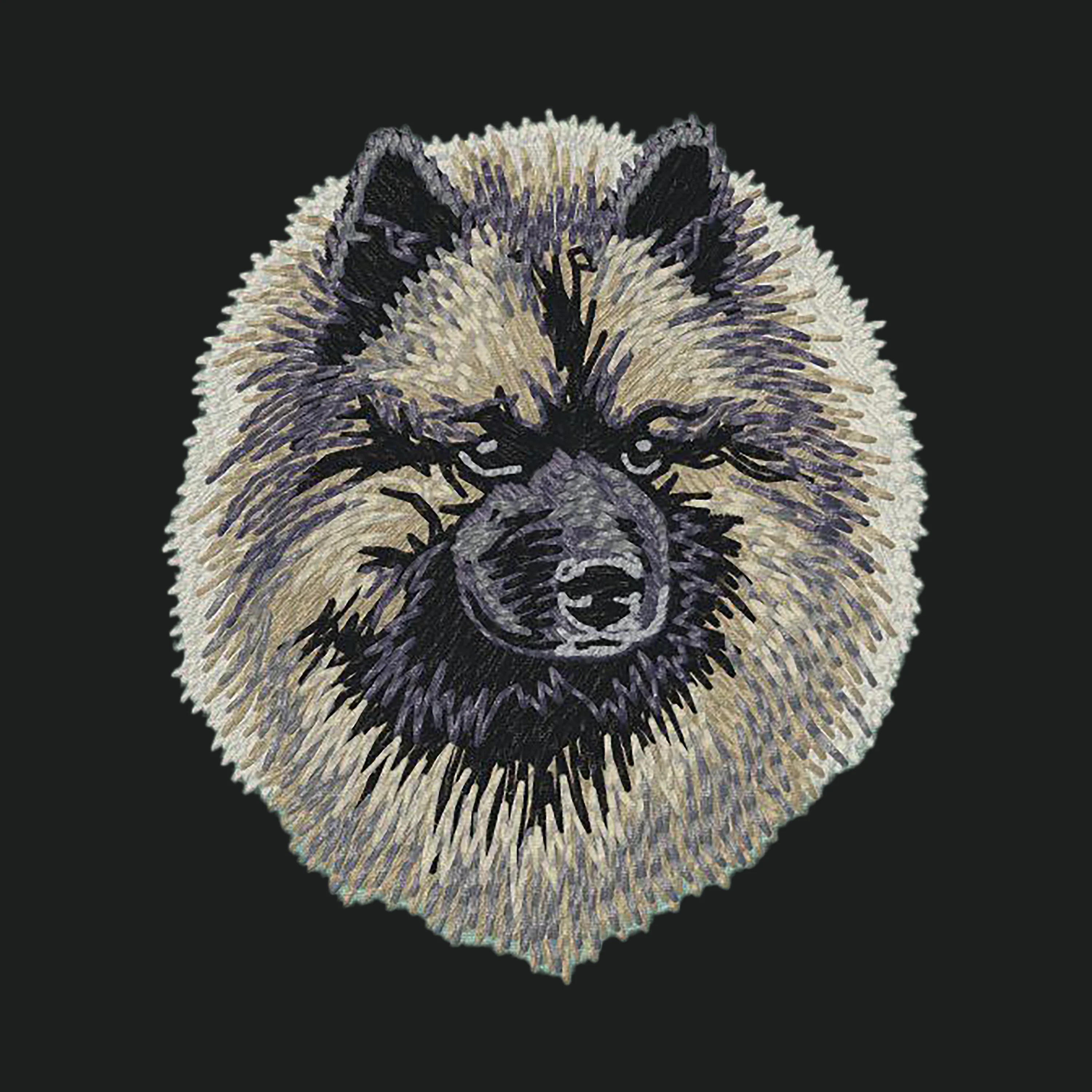 Keeshond Embroidered Crossbody Bag - Image 4