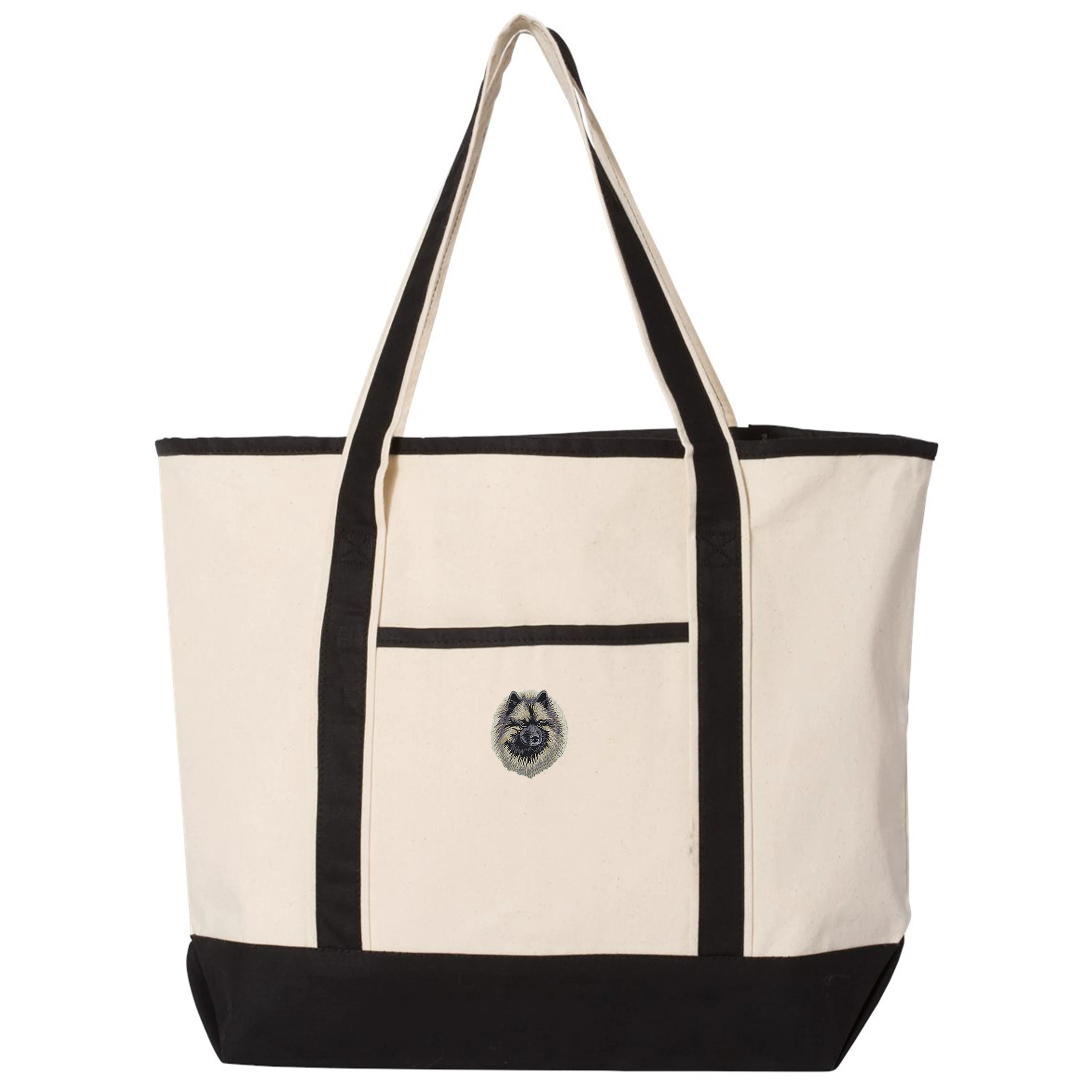 Keeshond Embroidered Tote