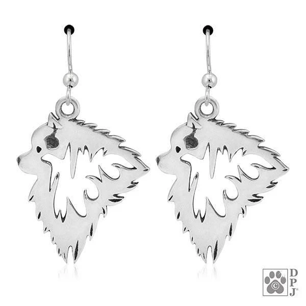 Keeshond, Head, Earring